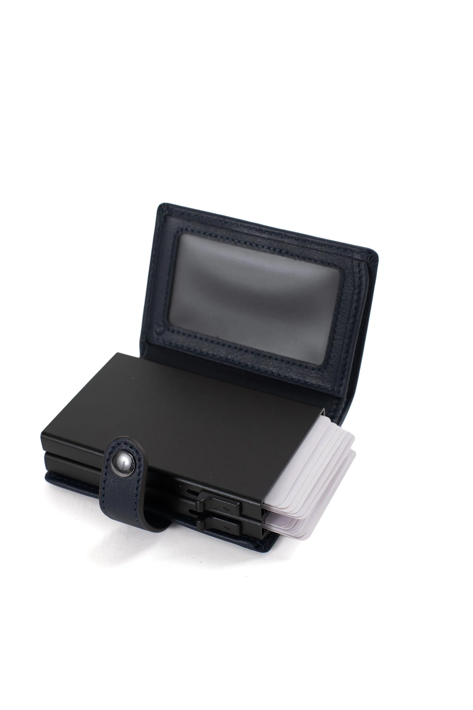 Boîtier porte-cartes - 1 volet - Stop RFID - Cuir - Image 19