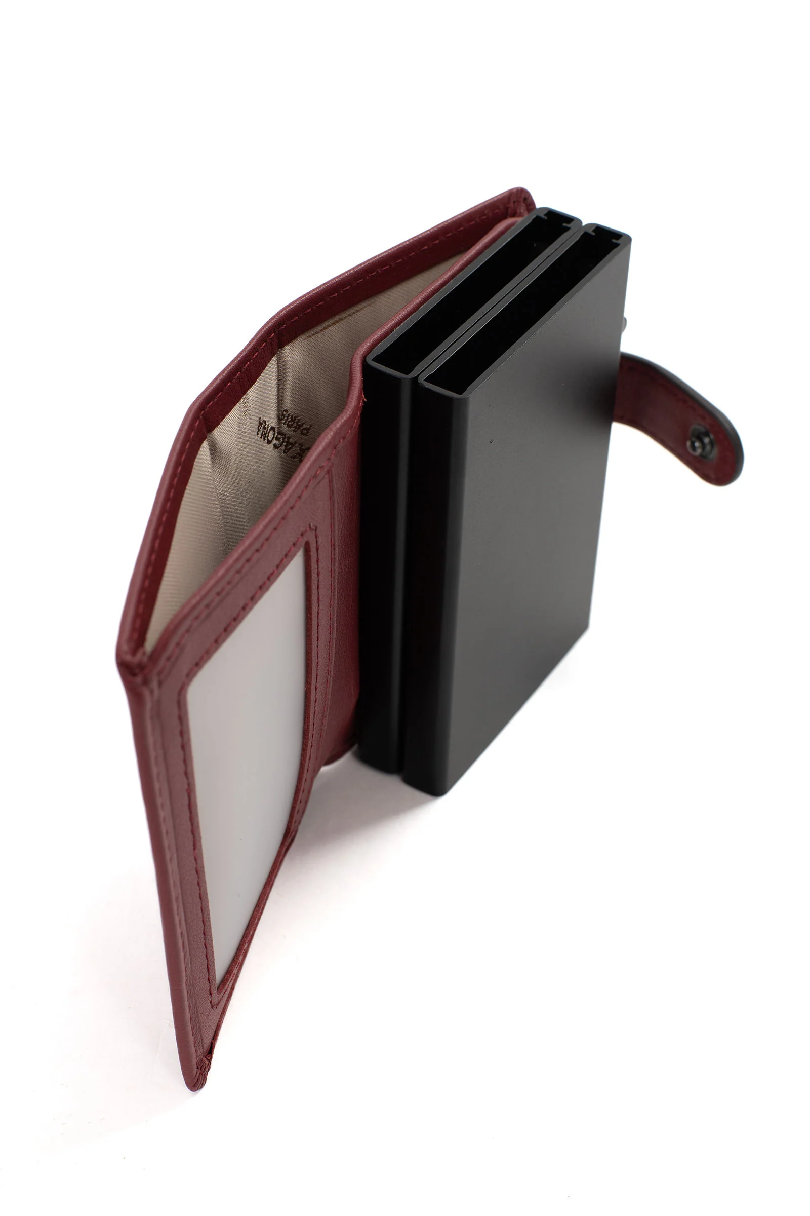 Boîtier porte-cartes - 1 volet - Stop RFID - Cuir - Image 7
