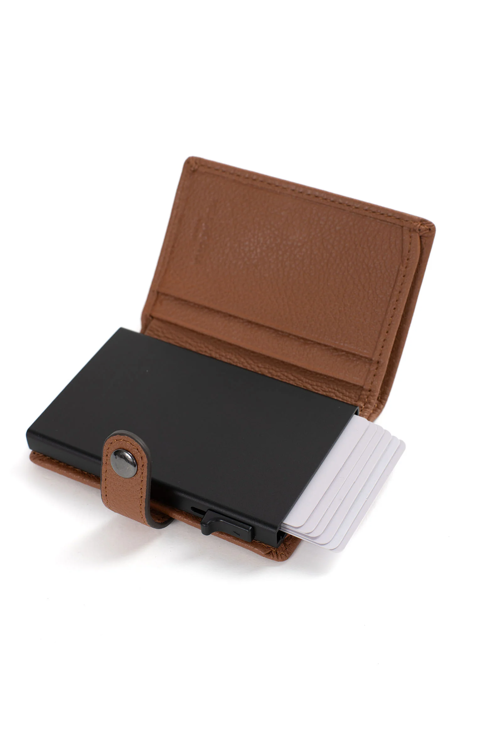 Boîtier porte-cartes - 2 volets - Stop RFID - Cuir - Image 65