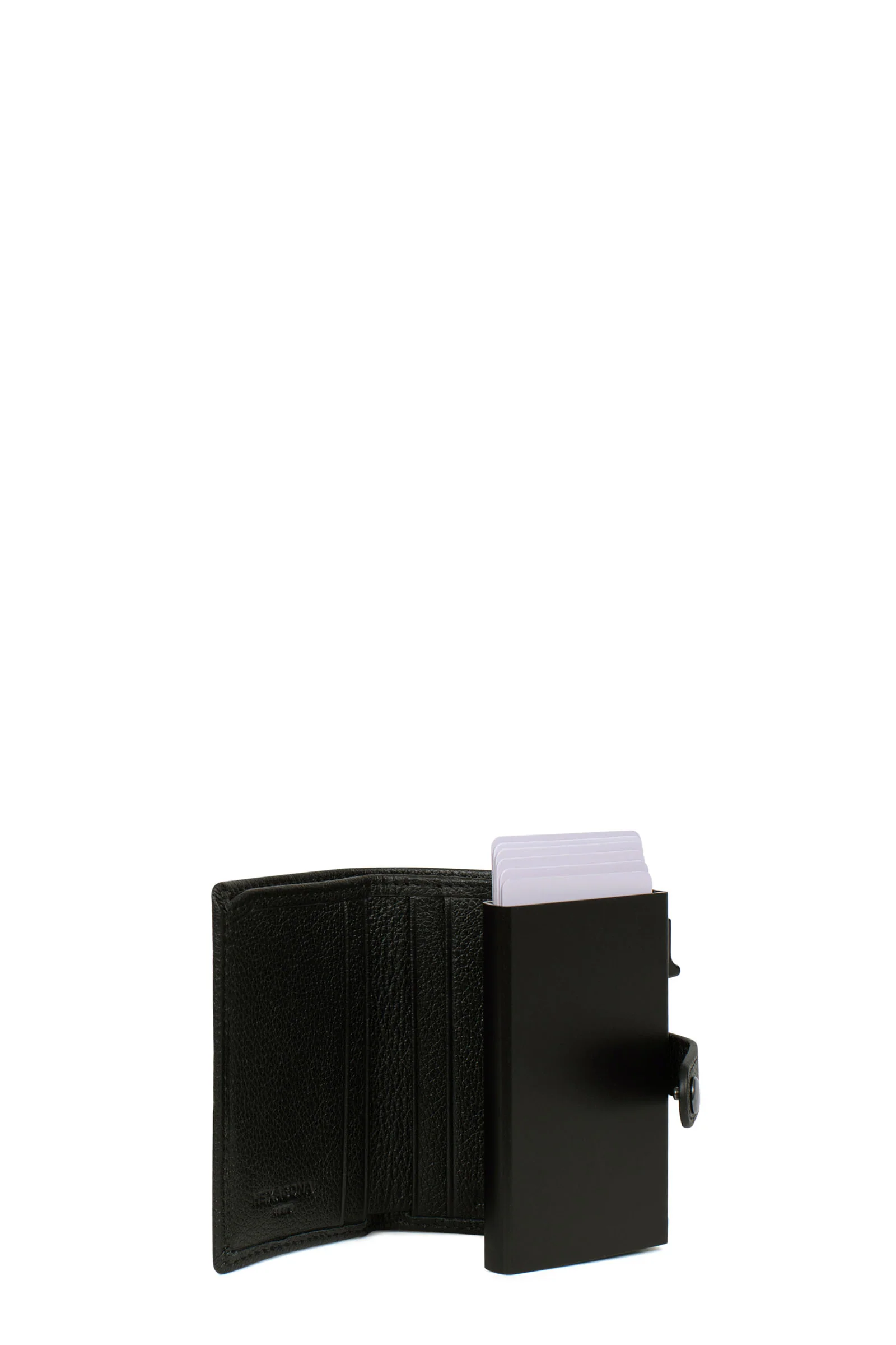 Boîtier porte-cartes - 2 volets - Stop RFID - Cuir - Image 9