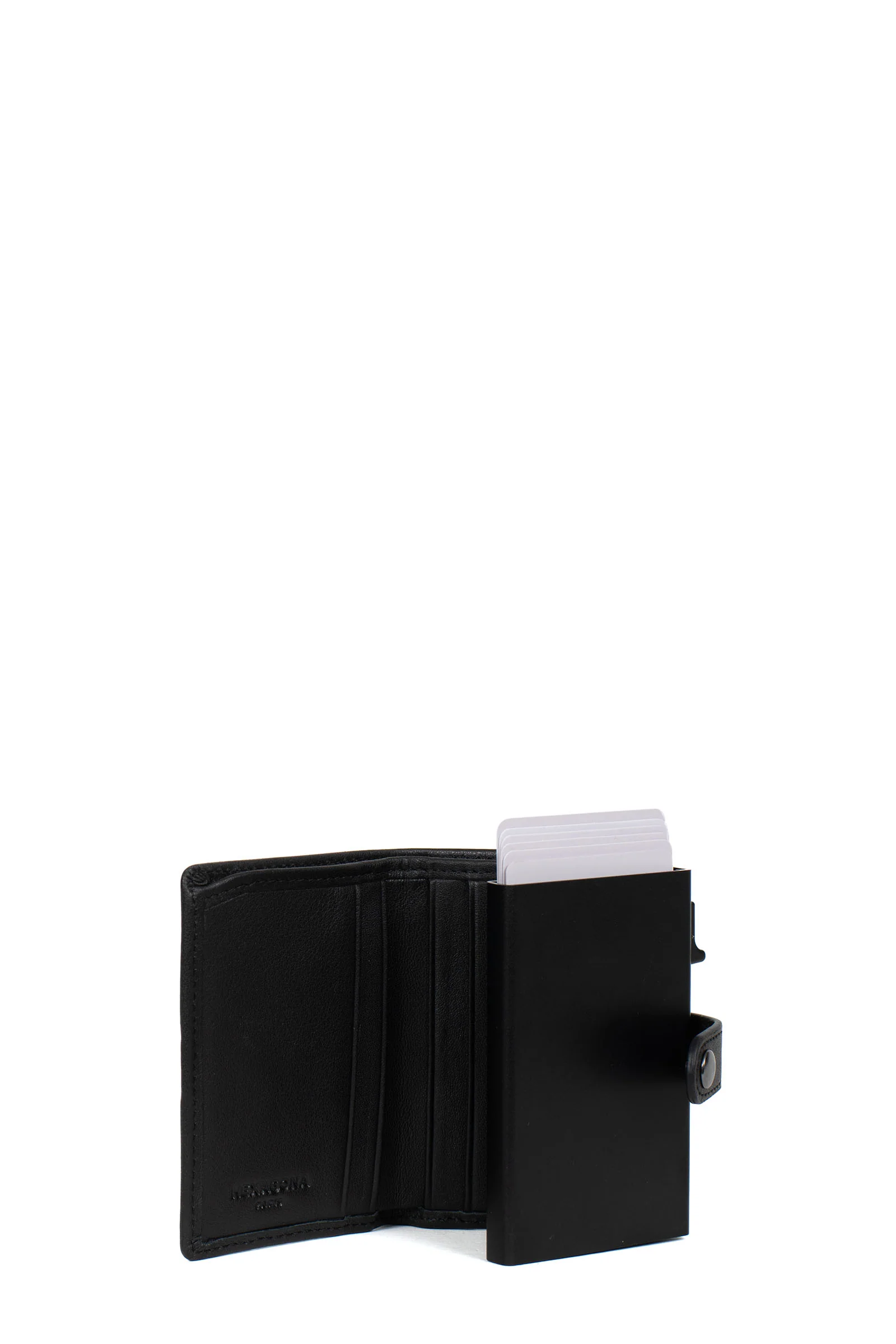 Boîtier porte-cartes - 2 volets - Stop RFID - Cuir - Image 11
