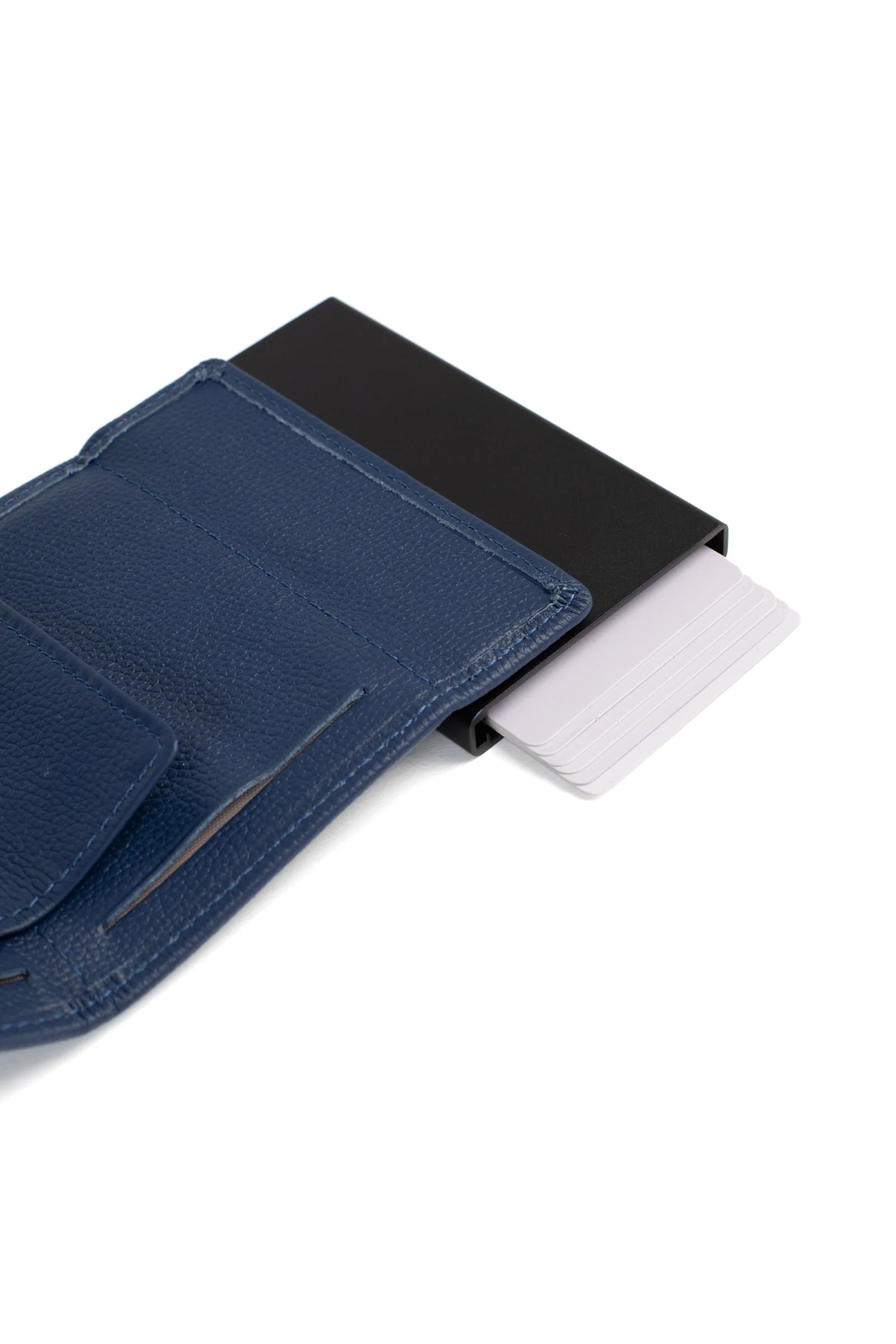 Boîtier porte-cartes - 2 volets - Stop RFID - Cuir - Image 41