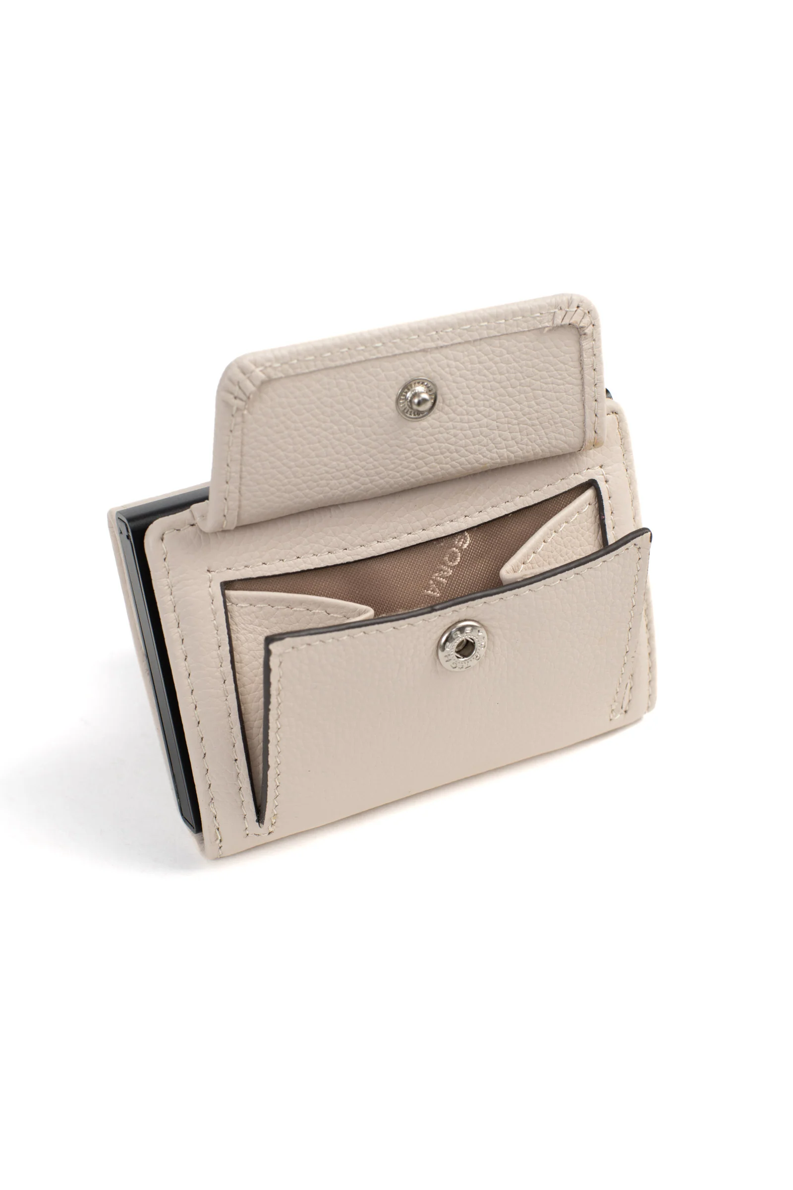 Boîtier porte-cartes - 2 volets - Stop RFID - Cuir - Image 6