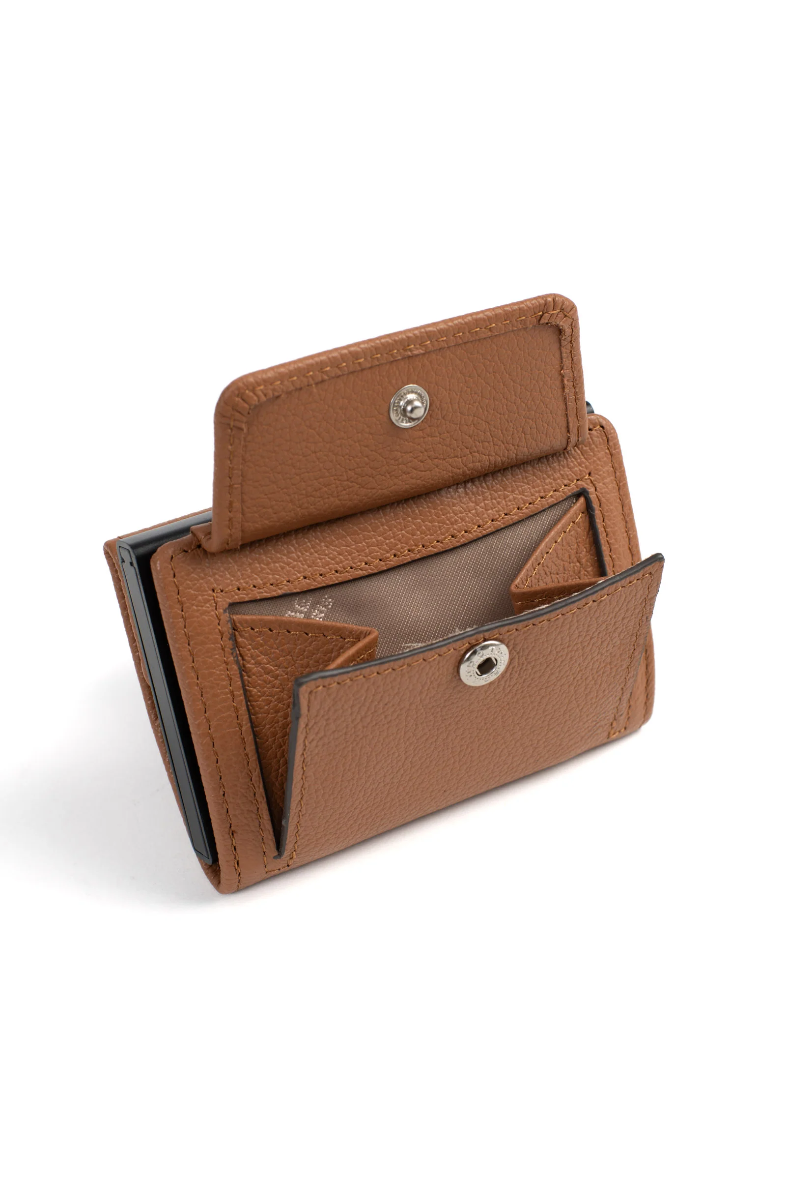 Boîtier porte-cartes - 2 volets - Stop RFID - Cuir - Image 60