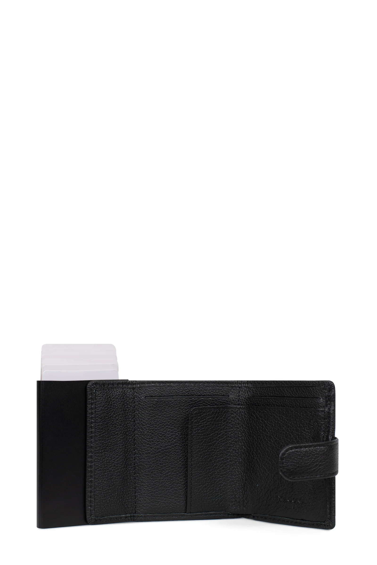 Boîtier porte-cartes - 2 volets - Stop RFID - Cuir - Image 9