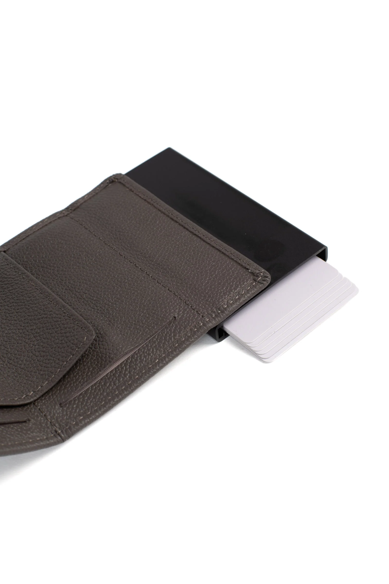 Boîtier porte-cartes - 2 volets - Stop RFID - Cuir - Image 41