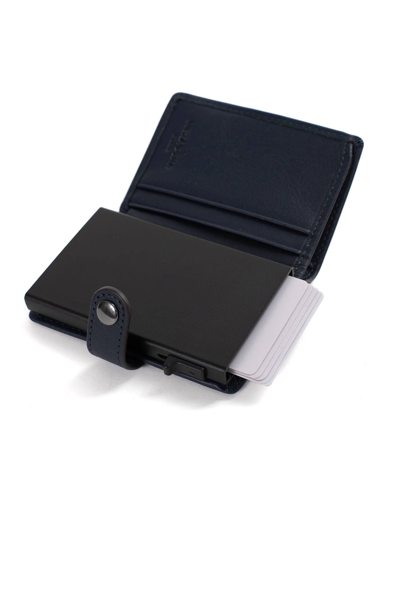 Boîtier porte-cartes - 2 volets - Stop RFID - Cuir - Image 6