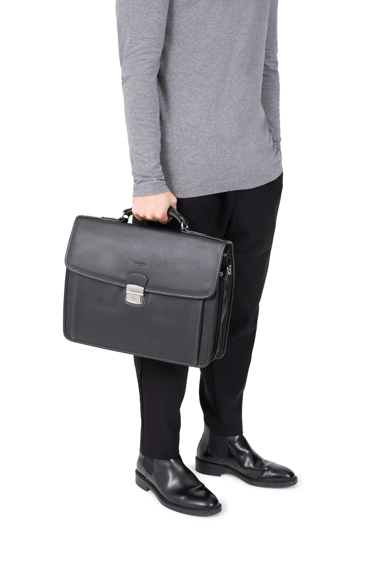Cartable - A4 - Cuir - Image 2