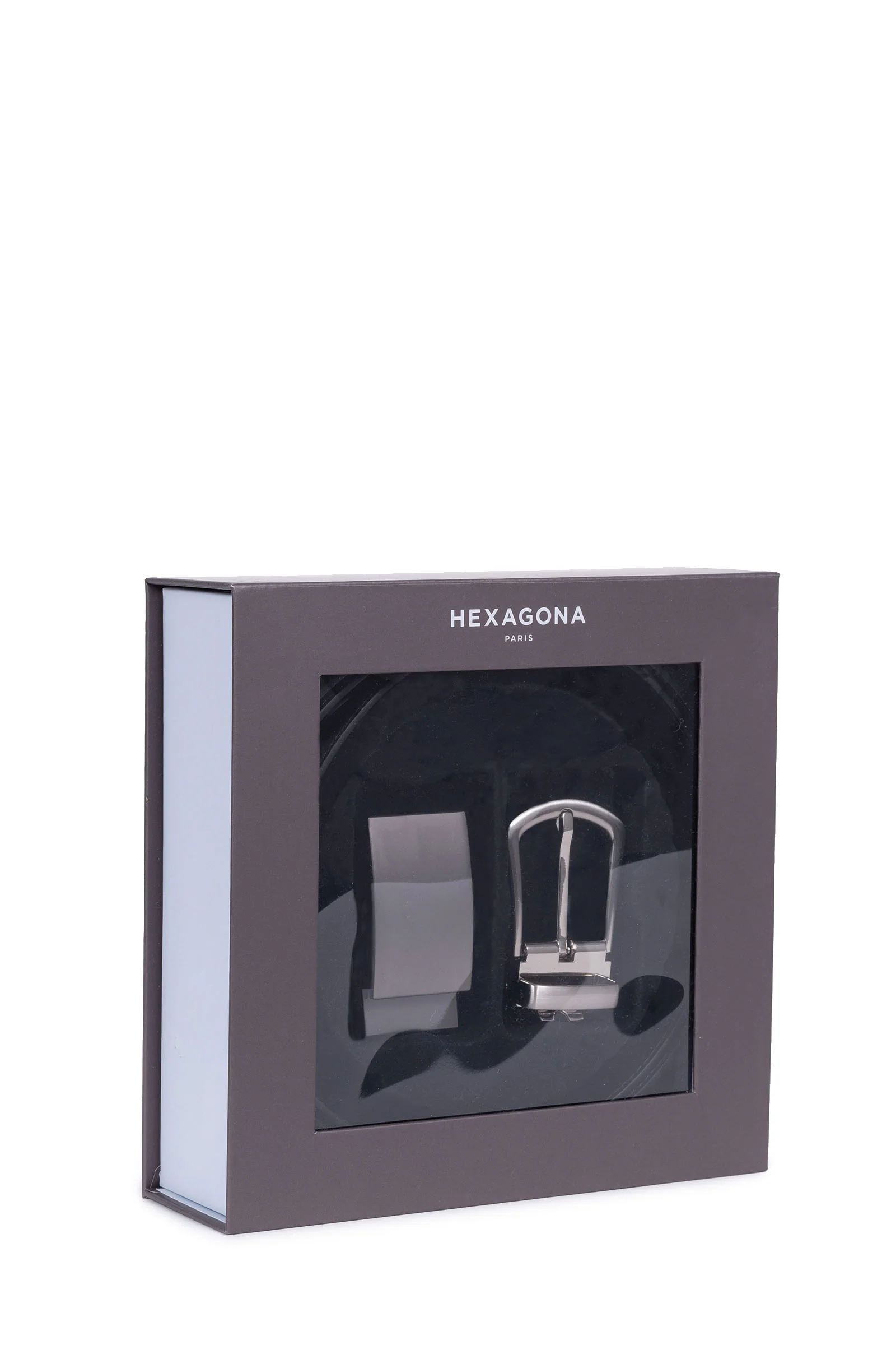 Coffret ceinture deux boucles en cuir - Image 4