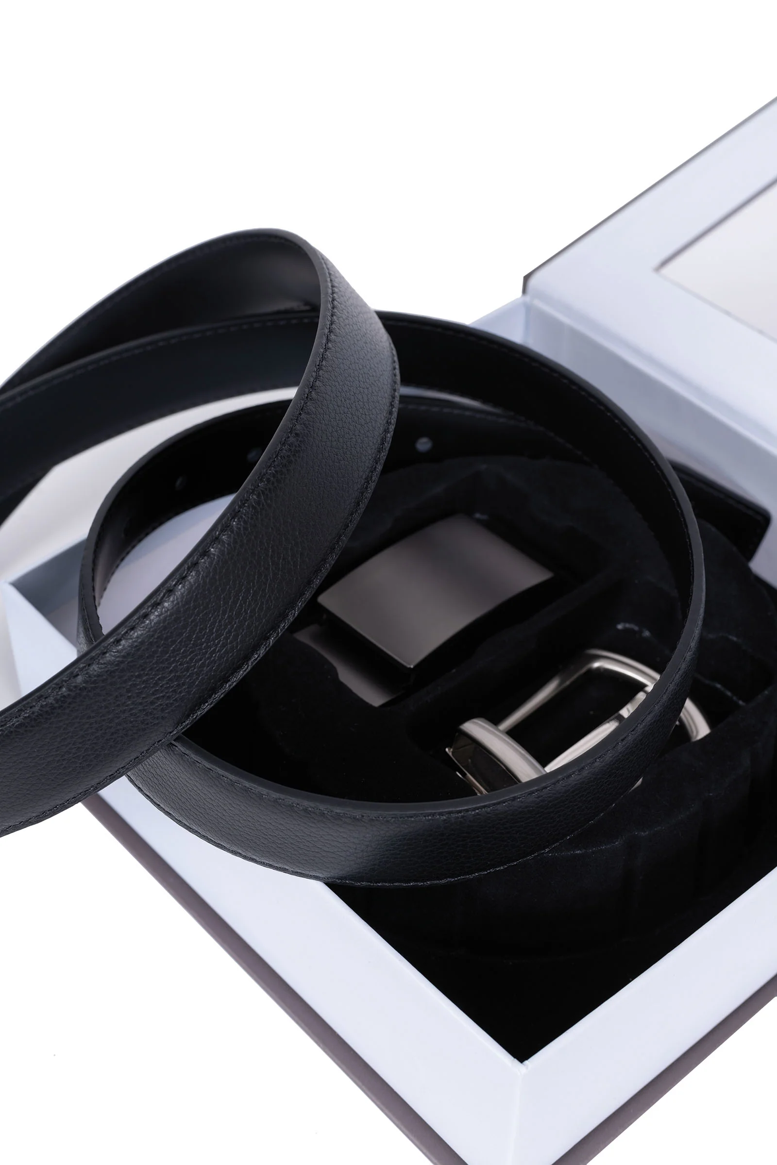 Coffret ceinture deux boucles en cuir - Image 5
