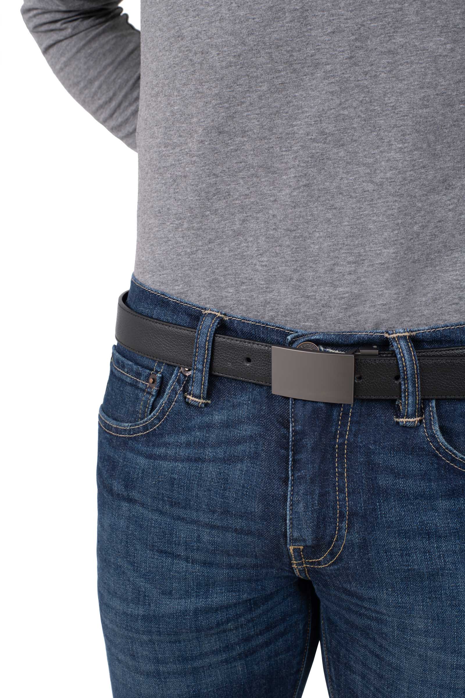 Coffret ceinture deux boucles en cuir - Image 9