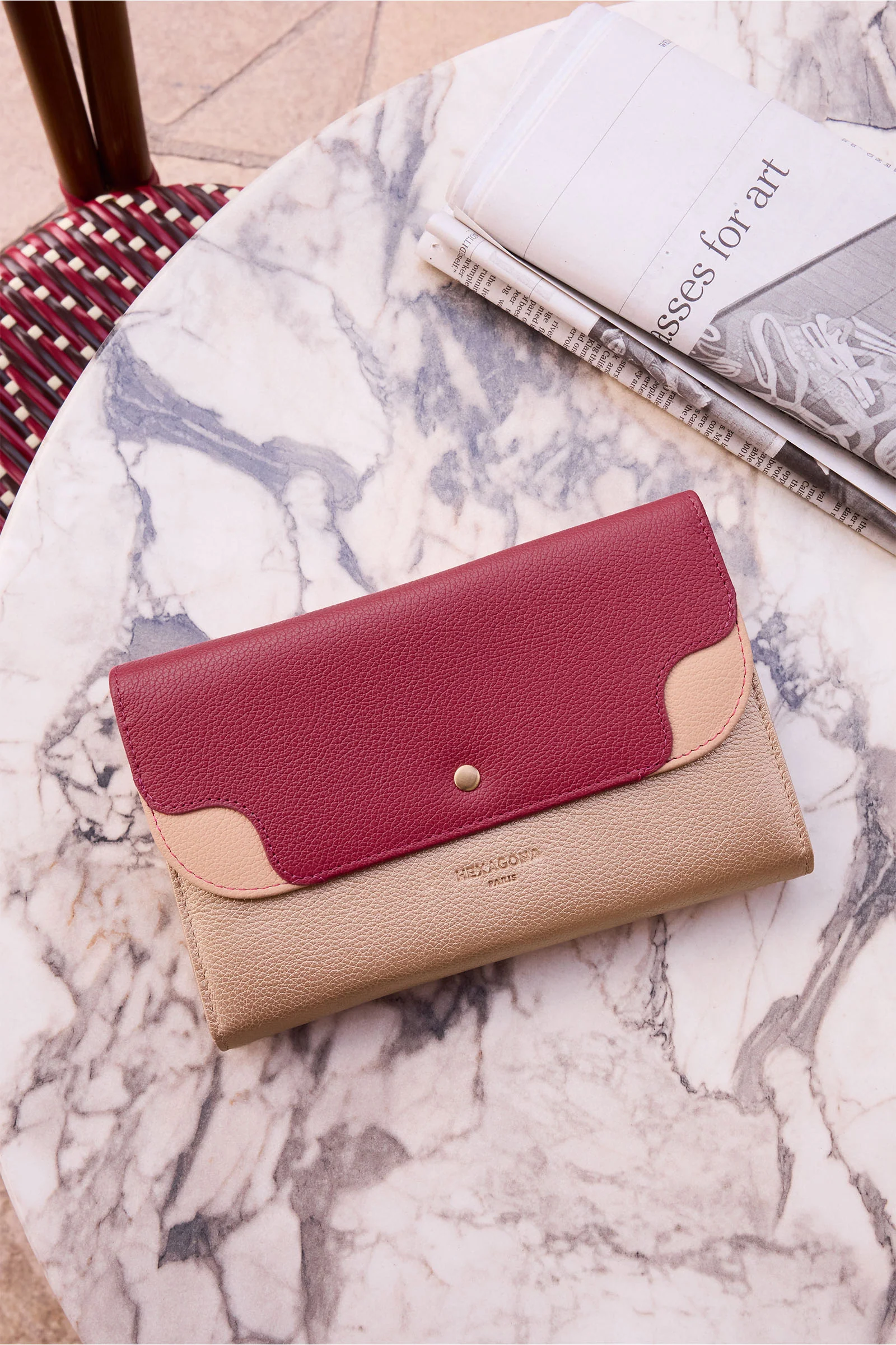 Compagnon de voyage - 2 volets - Stop RFID - Cuir - Image 18