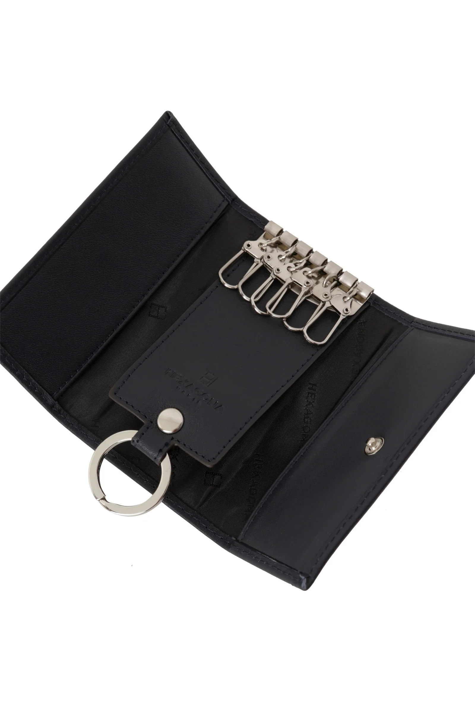 Étui porte-clés - 2 volets - Cuir - Image 5