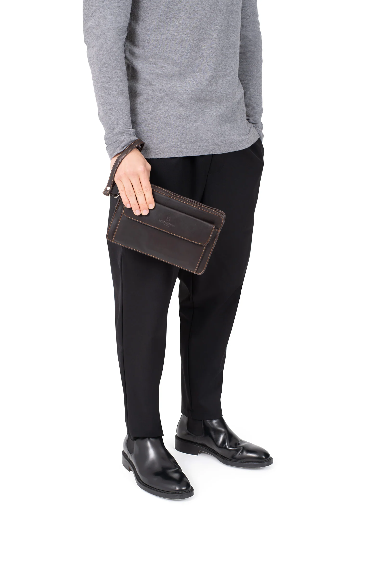 Pochette dragonne - Cuir - Image 11