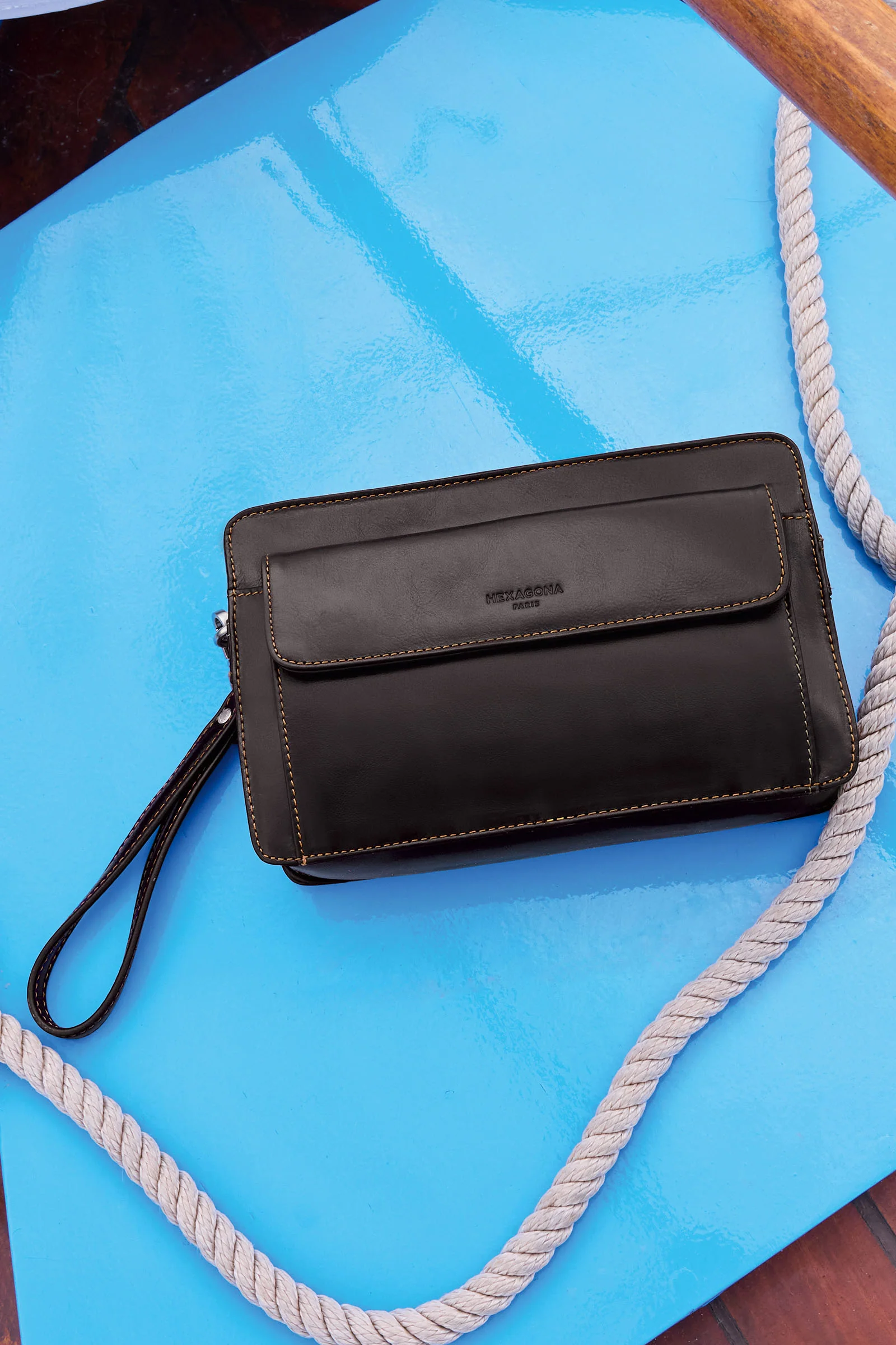 Pochette dragonne - Cuir - Image 7
