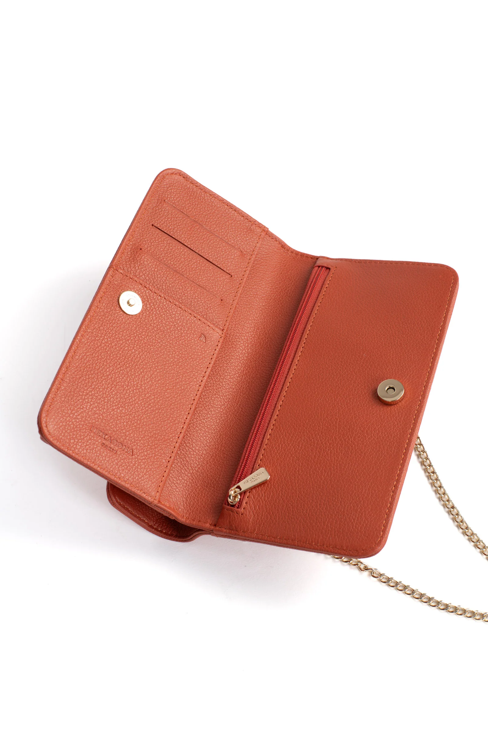 Pochette téléphone avec portefeuille - 1 volet - Stop RFID - Cuir - Image 26