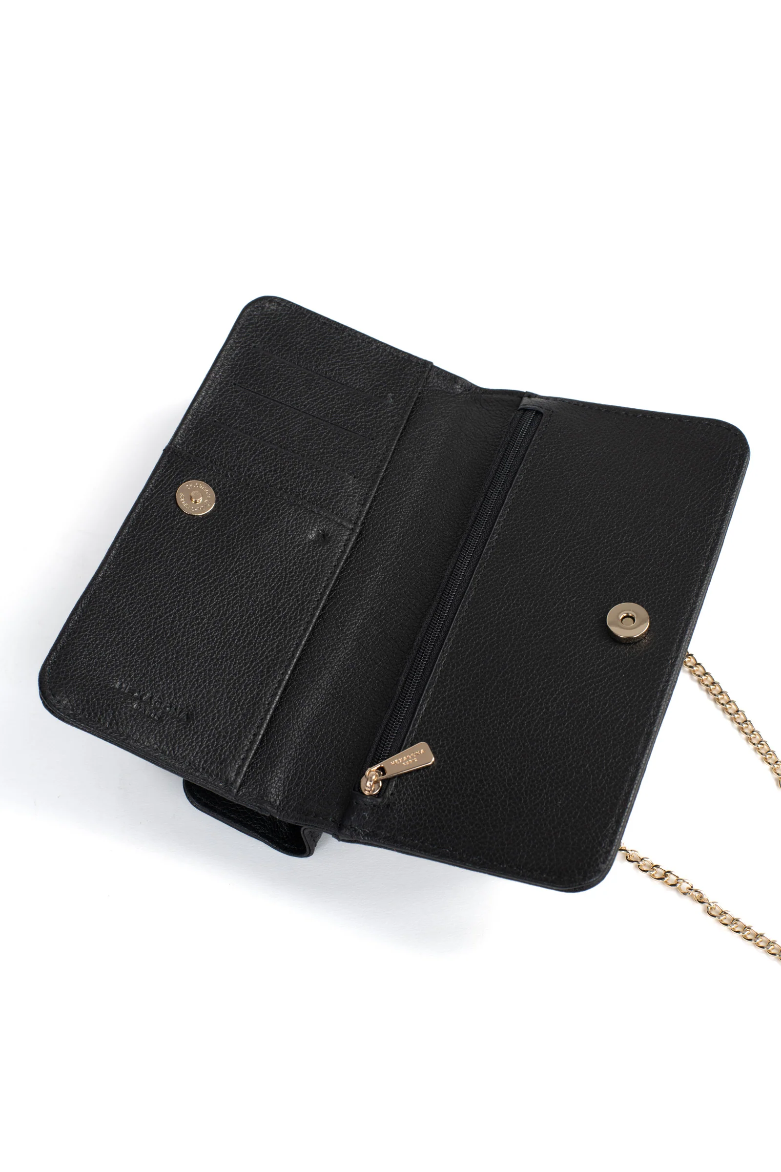 Pochette téléphone avec portefeuille - 1 volet - Stop RFID - Cuir - Image 5
