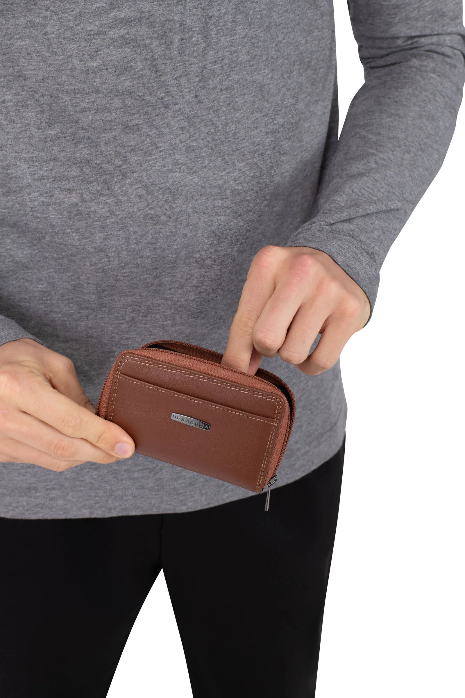 Porte-cartes - Stop RFID - Cuir - Image 7