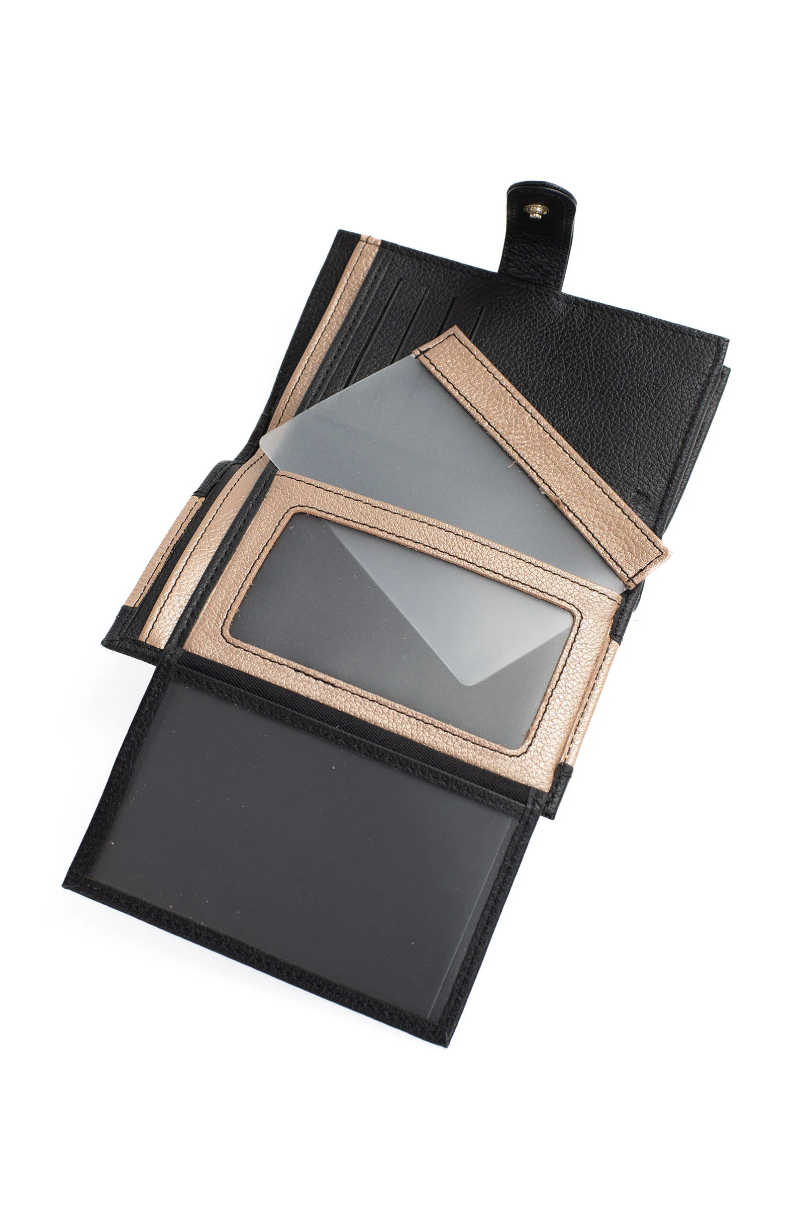 Portefeuille - 2 volets - Stop RFID - Cuir - Image 12