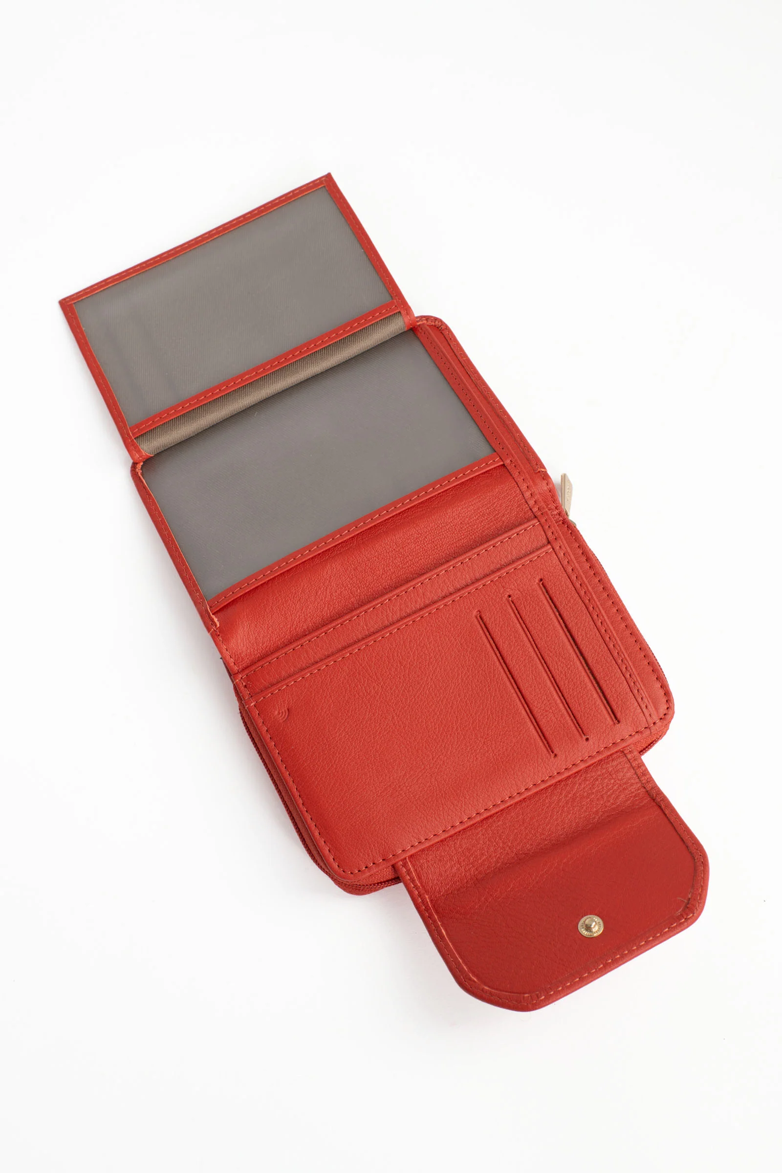 Portefeuille - 2 volets - Stop RFID - Cuir de vachette - Image 11