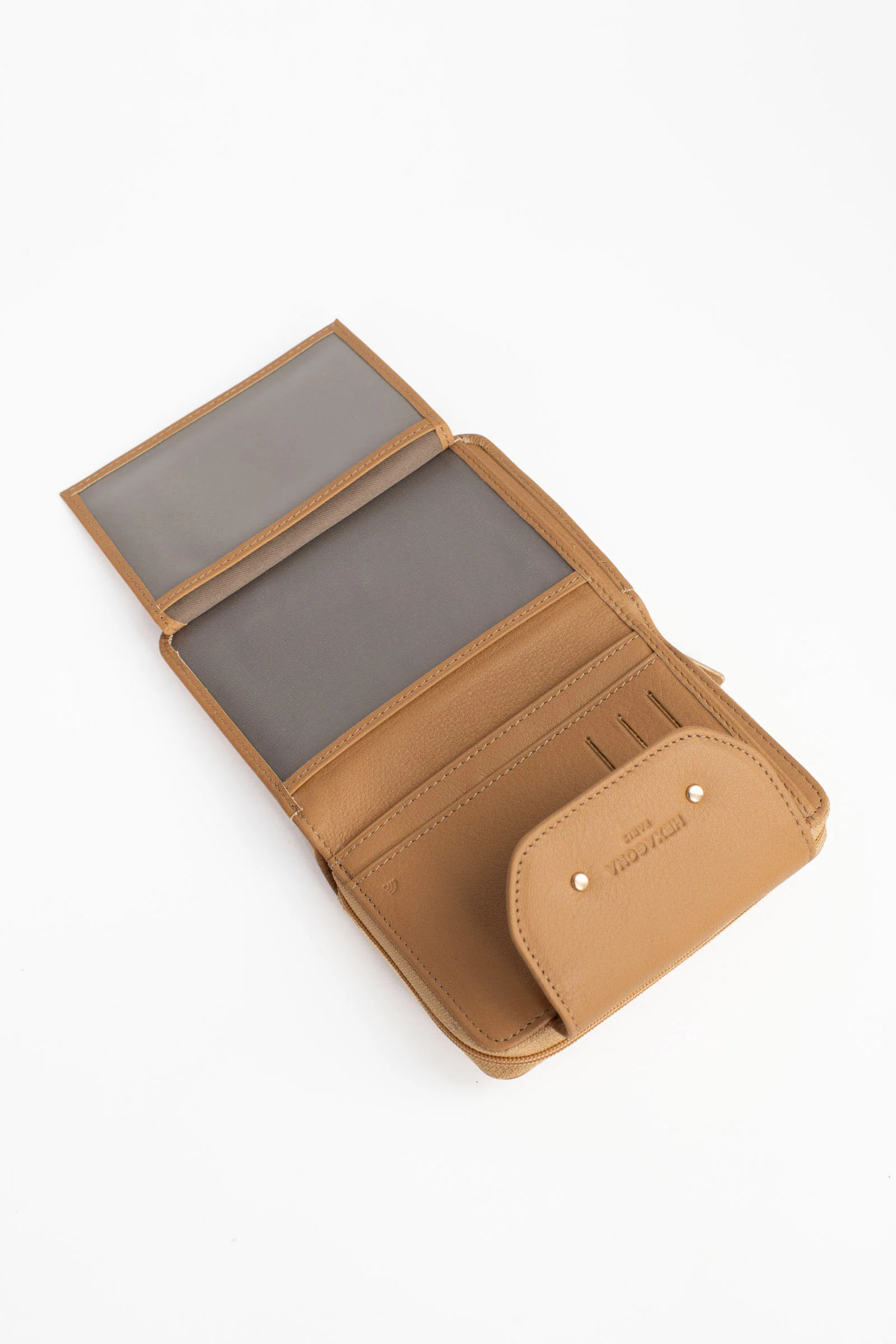 Portefeuille - 2 volets - Stop RFID - Cuir de vachette - Image 25