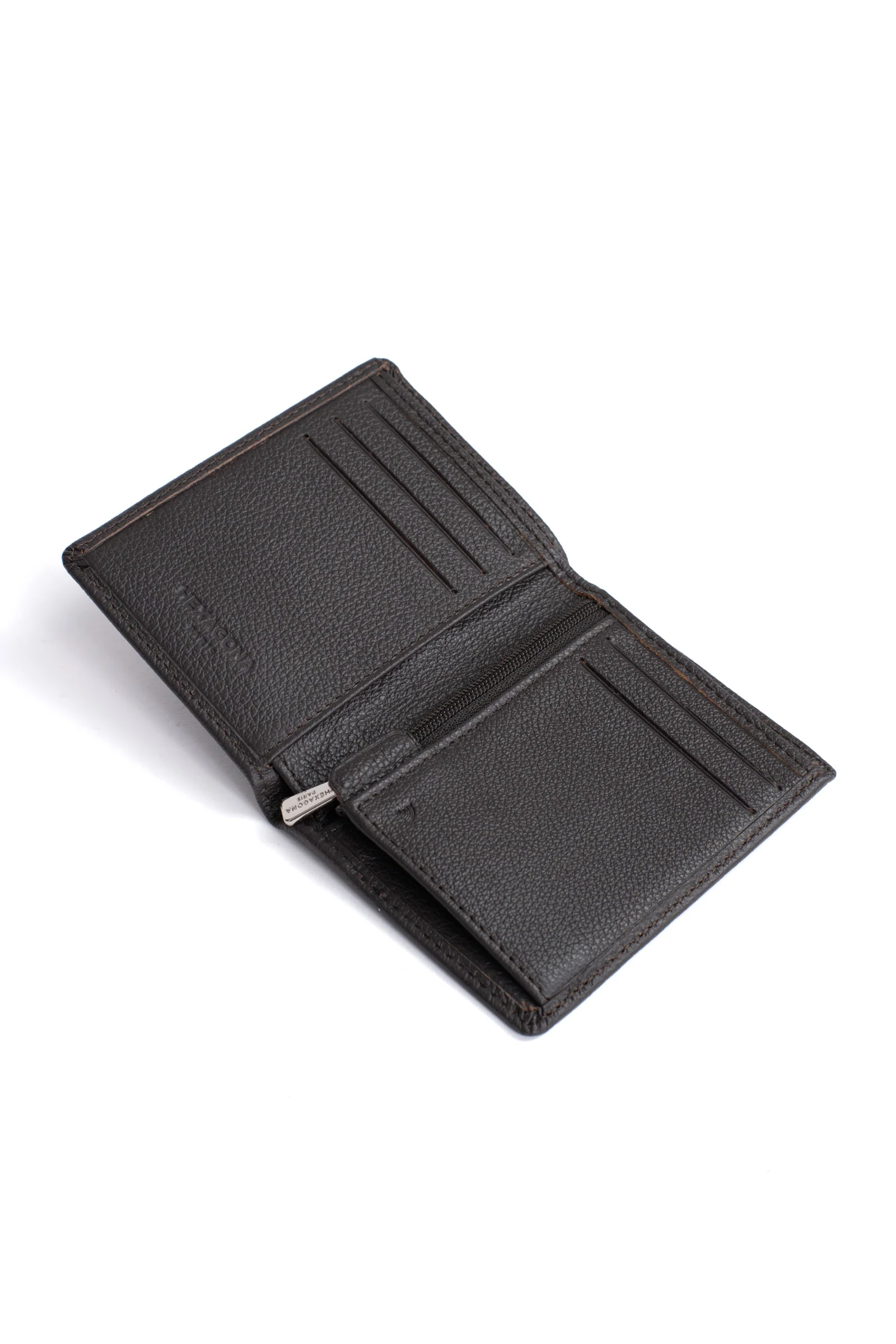 Portefeuille européen - 1 volet - Stop RFID - Cuir de vachette - Image 11