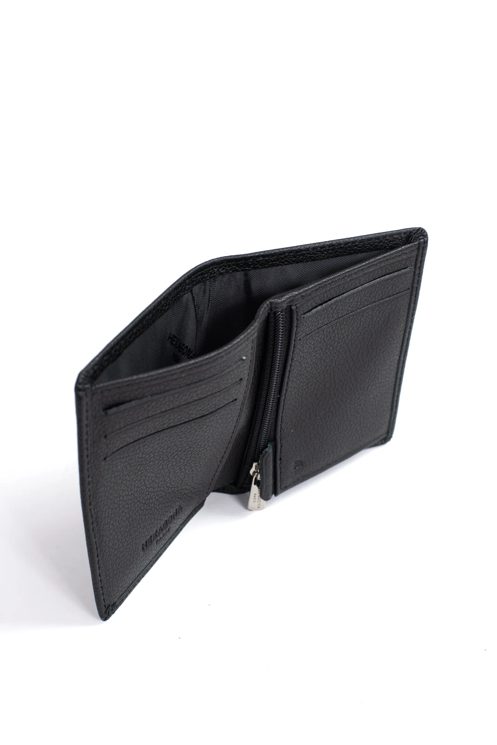 Portefeuille européen - 1 volet - Stop RFID - Cuir de vachette - Image 6