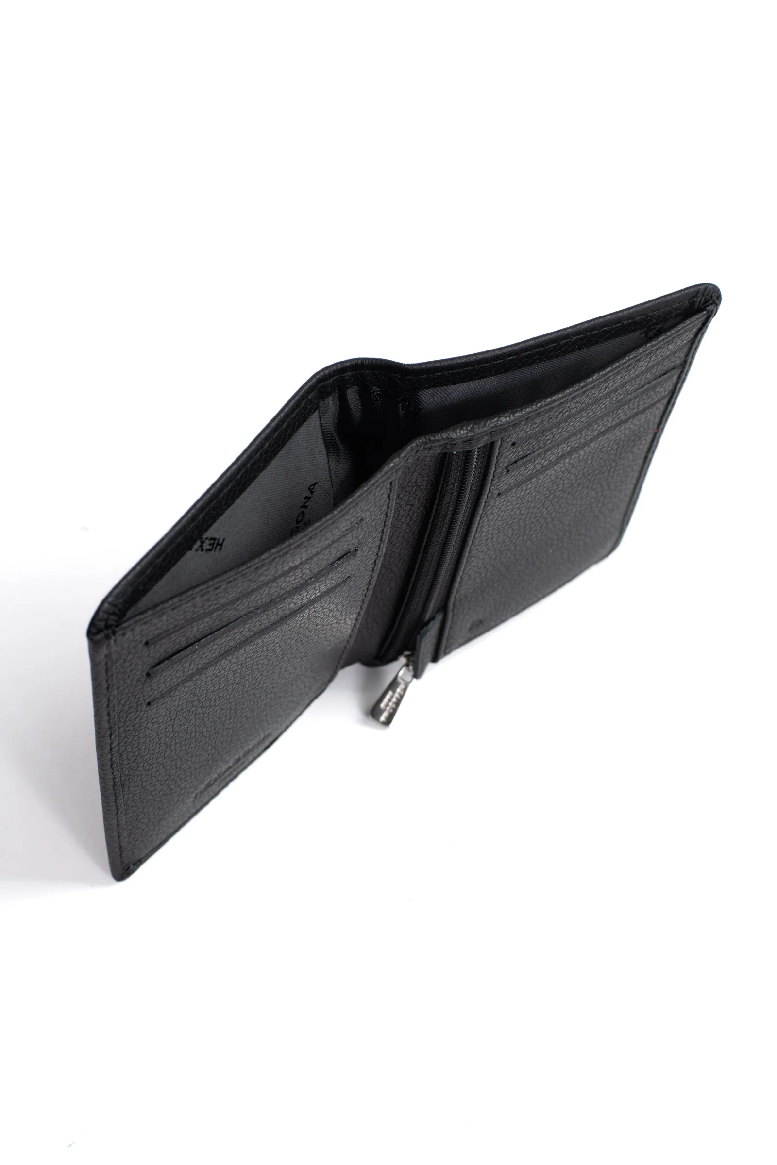 Portefeuille européen - 1 volet - Stop RFID - Cuir de vachette - Image 6