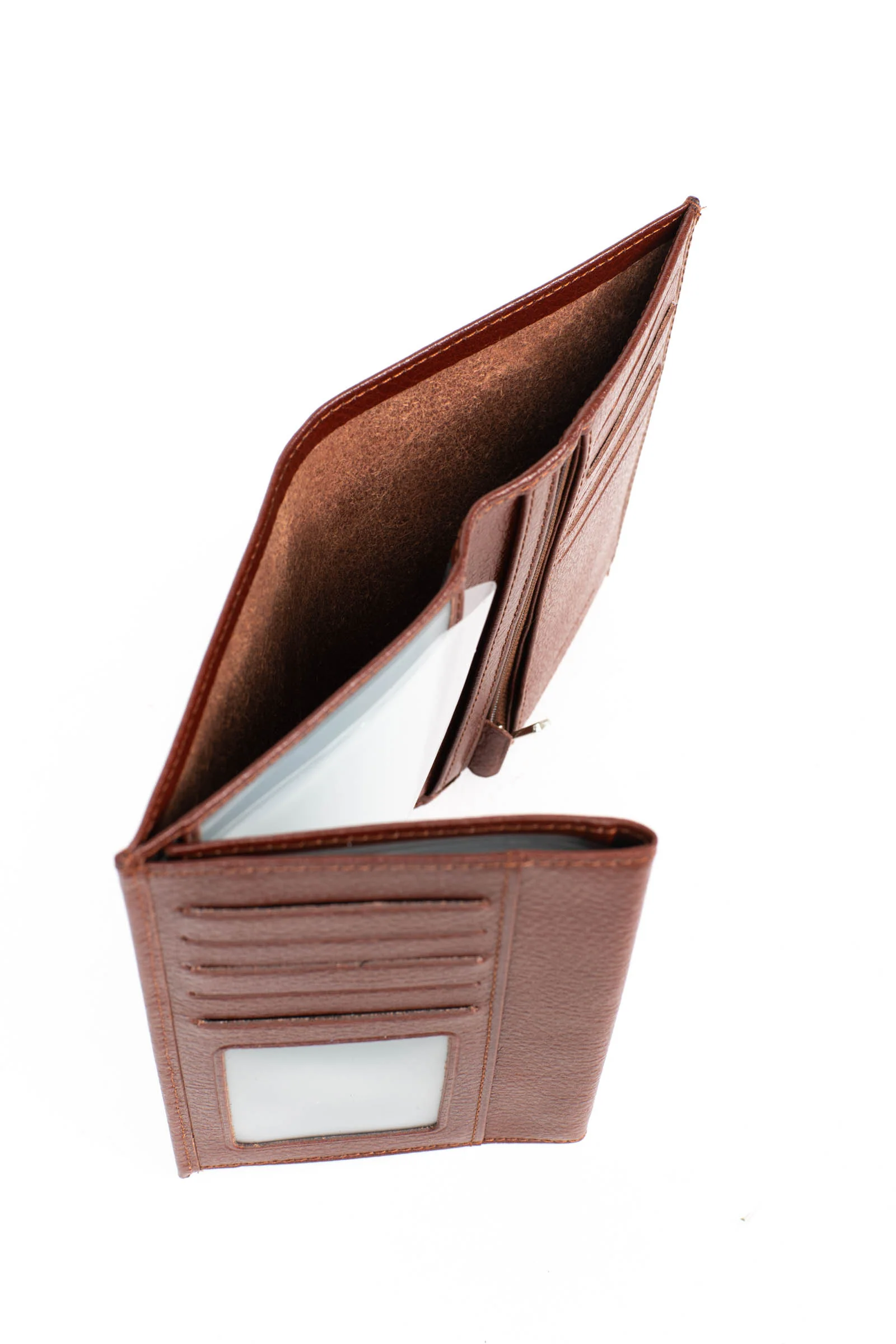 Portefeuille européen - 3 volets - Cuir - Image 7