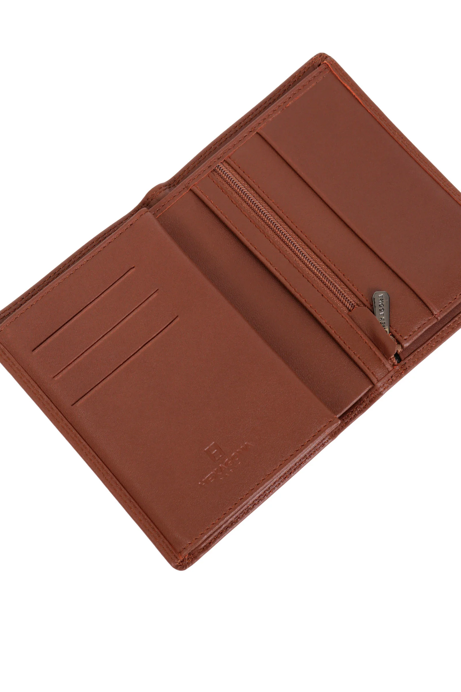 Portefeuille européen - 3 volets - Stop RFID - Cuir - Image 5