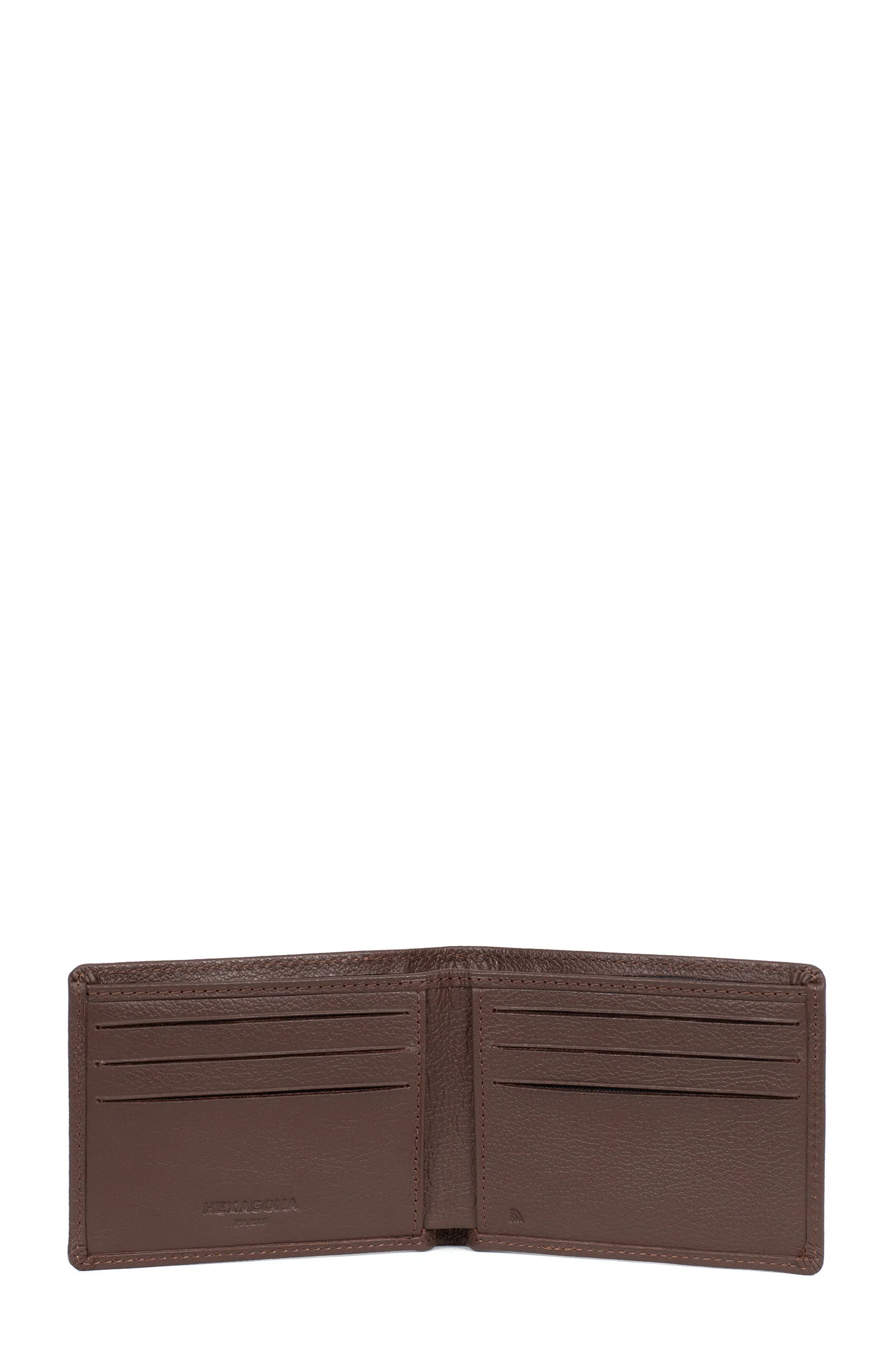 Portefeuille italien - 1 volet - Stop RFID - Cuir de vachette - Image 21