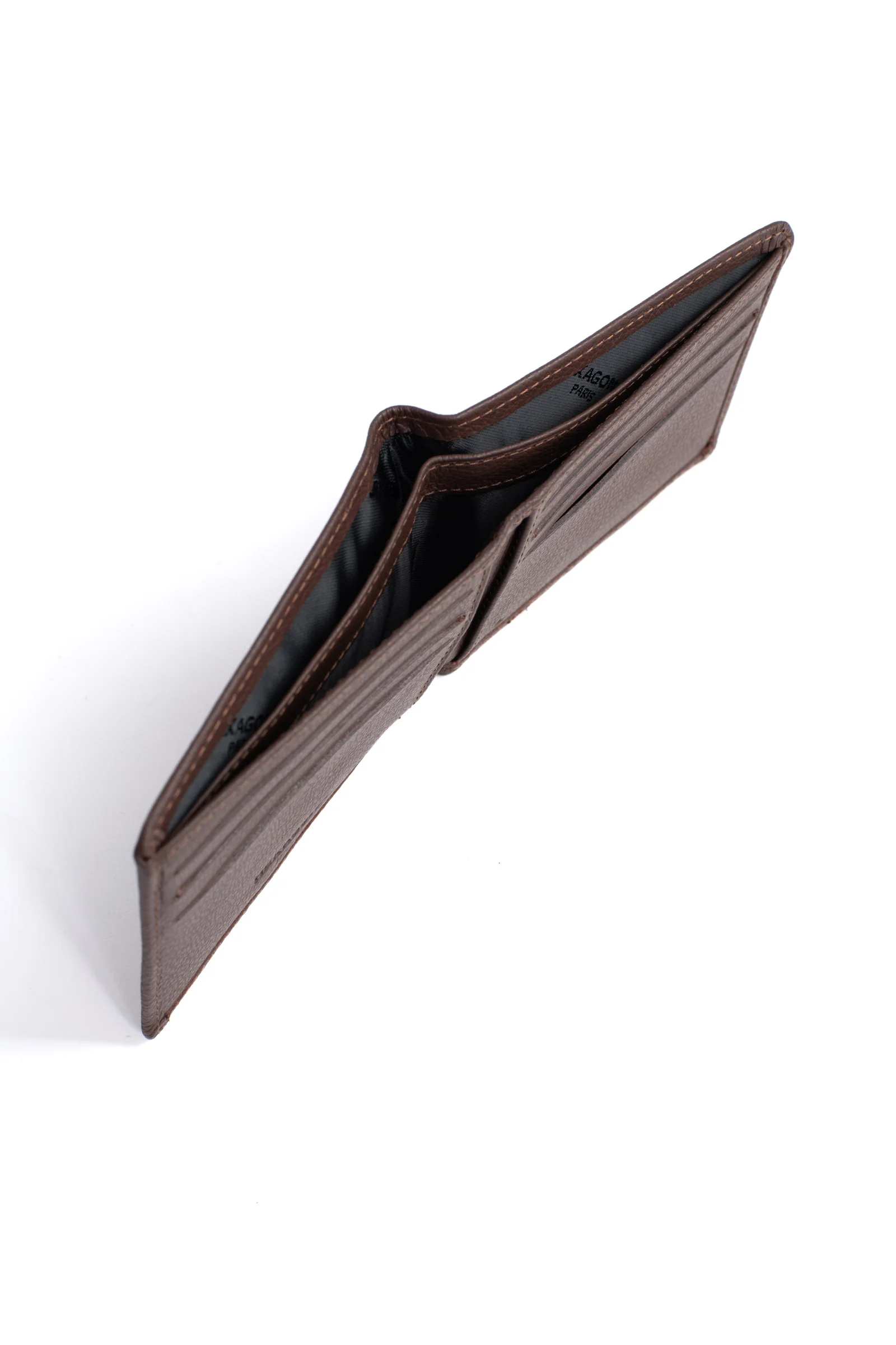 Portefeuille italien - 1 volet - Stop RFID - Cuir de vachette - Image 24
