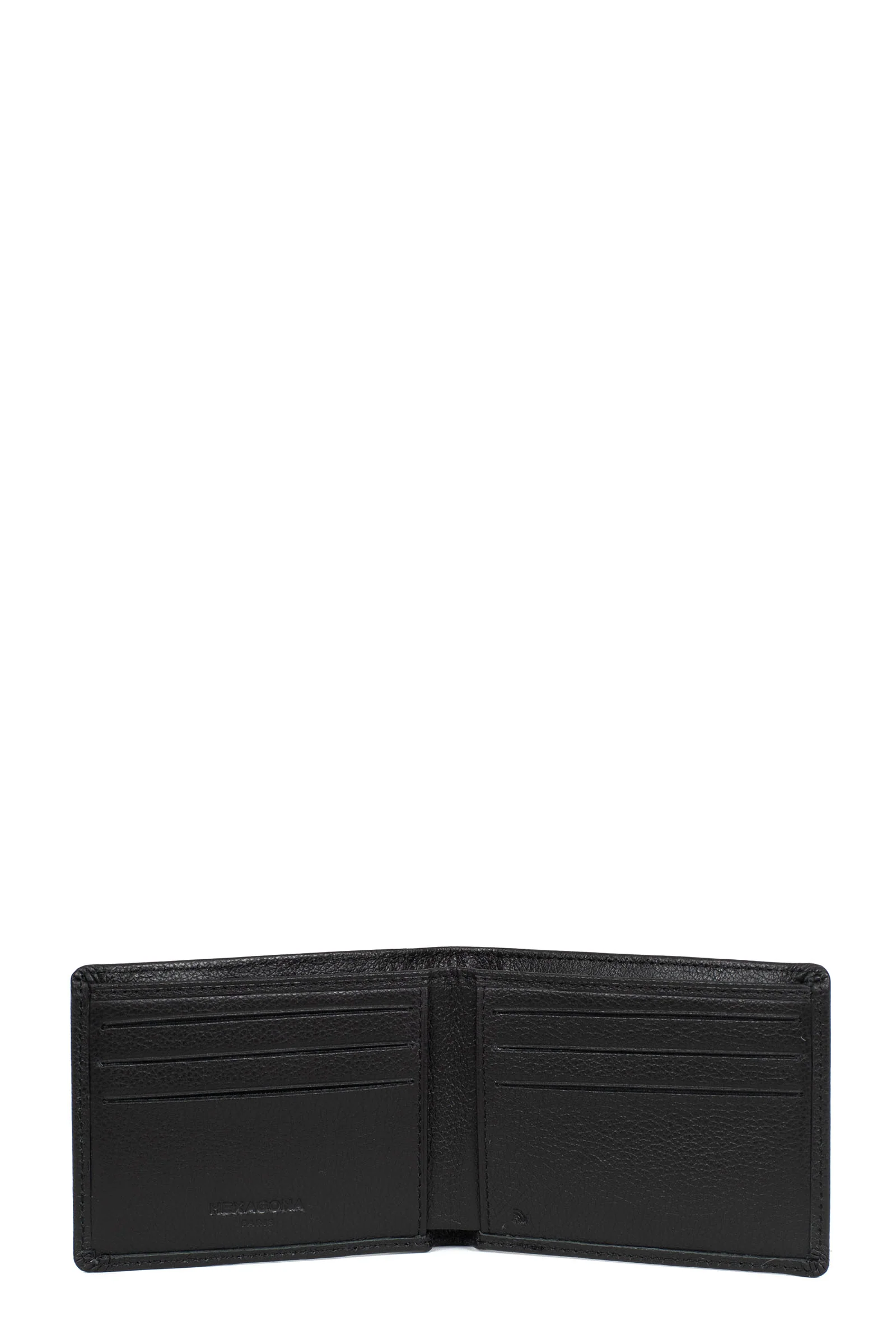 Portefeuille italien - 1 volet - Stop RFID - Cuir de vachette - Image 3