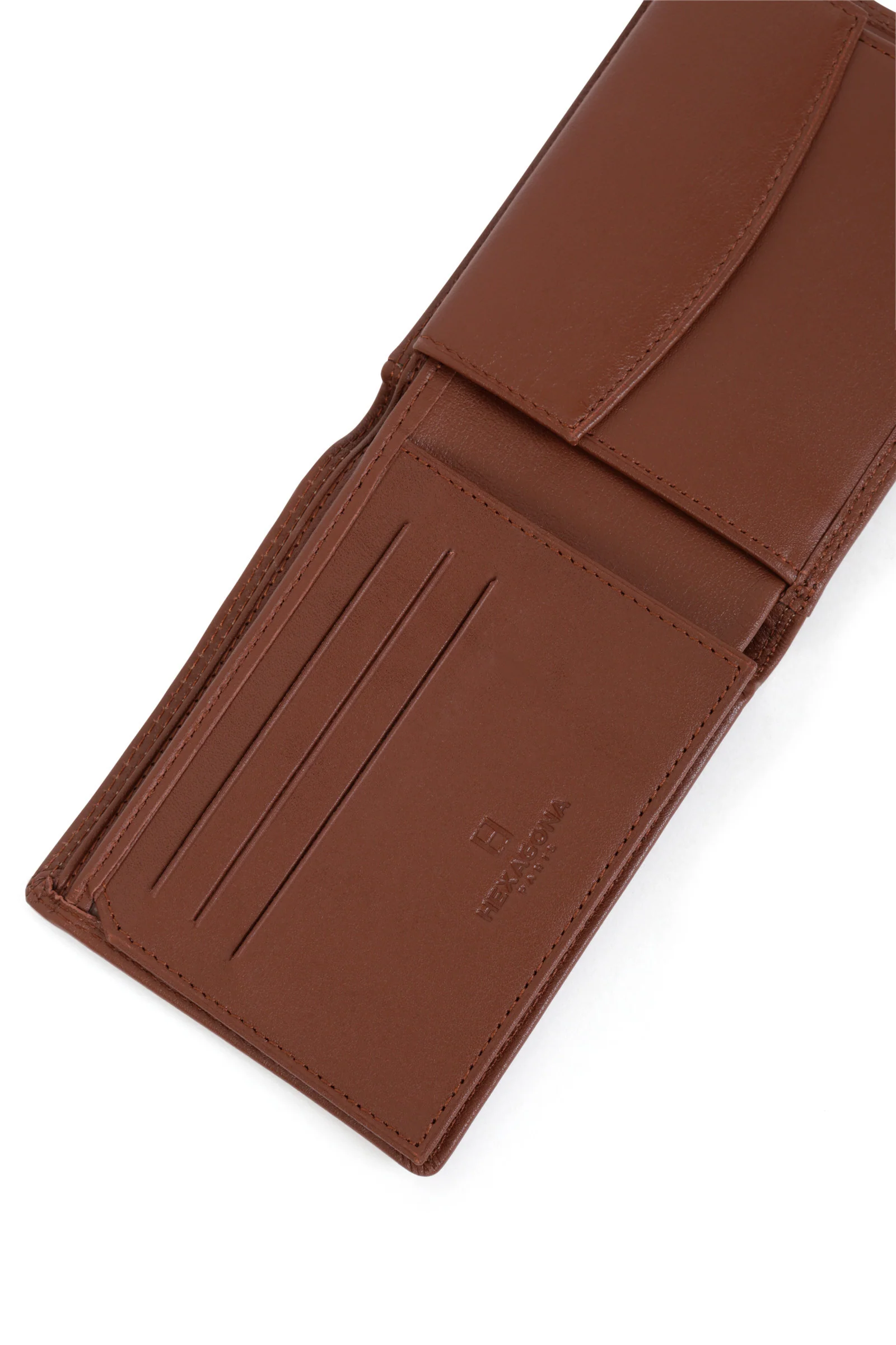 Portefeuille italien - 2 volets - Stop RFID - Cuir - Image 4