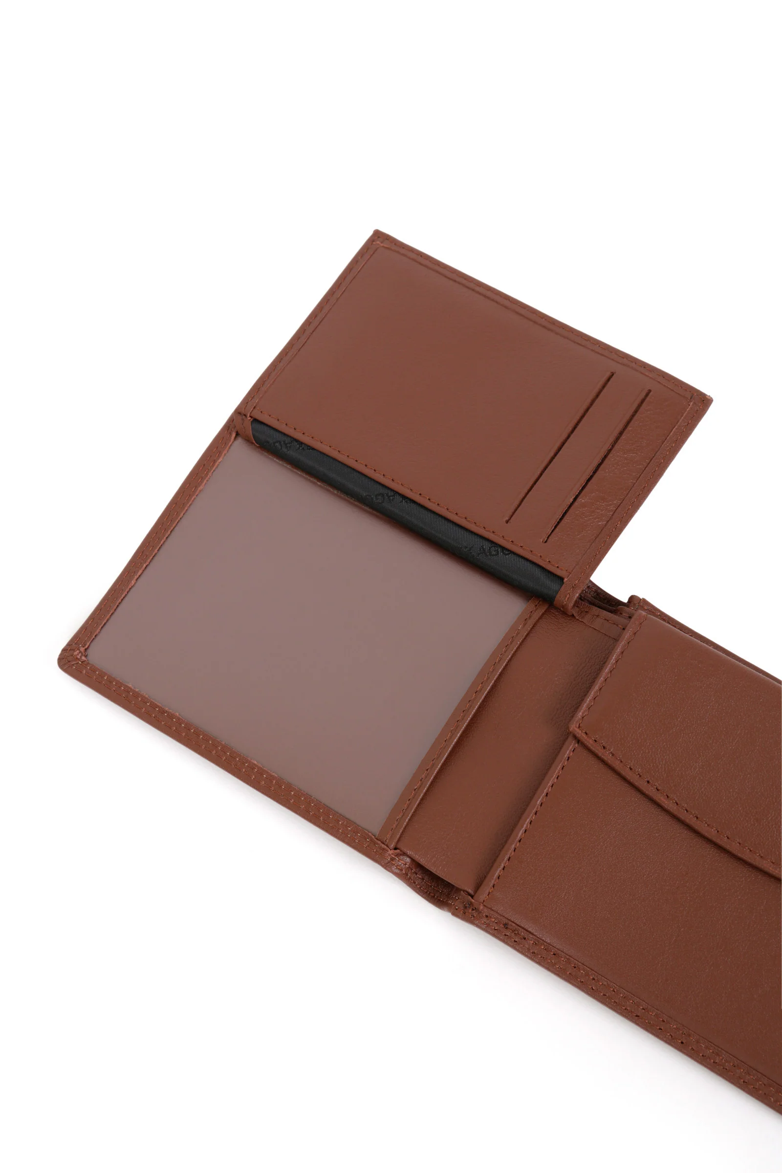 Portefeuille italien - 2 volets - Stop RFID - Cuir - Image 5
