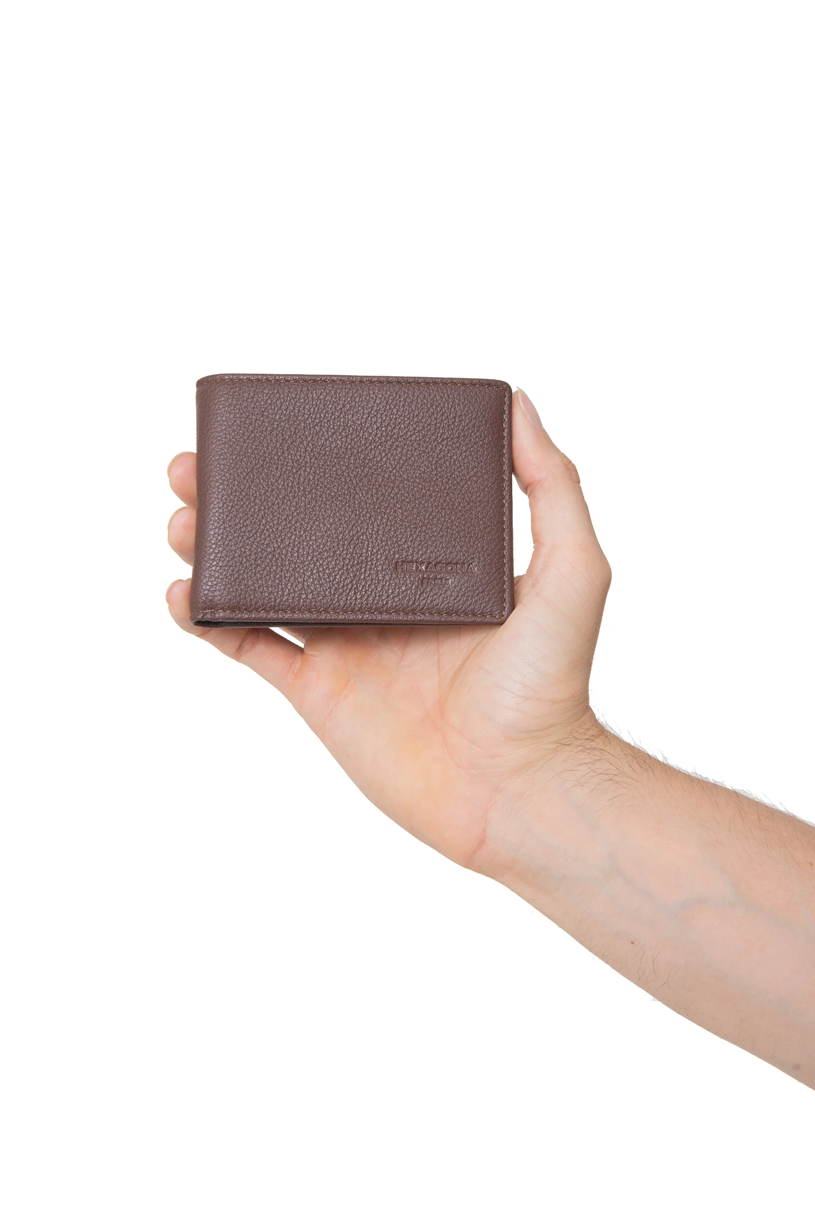 Portefeuille italien - 2 volets - Stop RFID - Cuir de vachette - Image 14