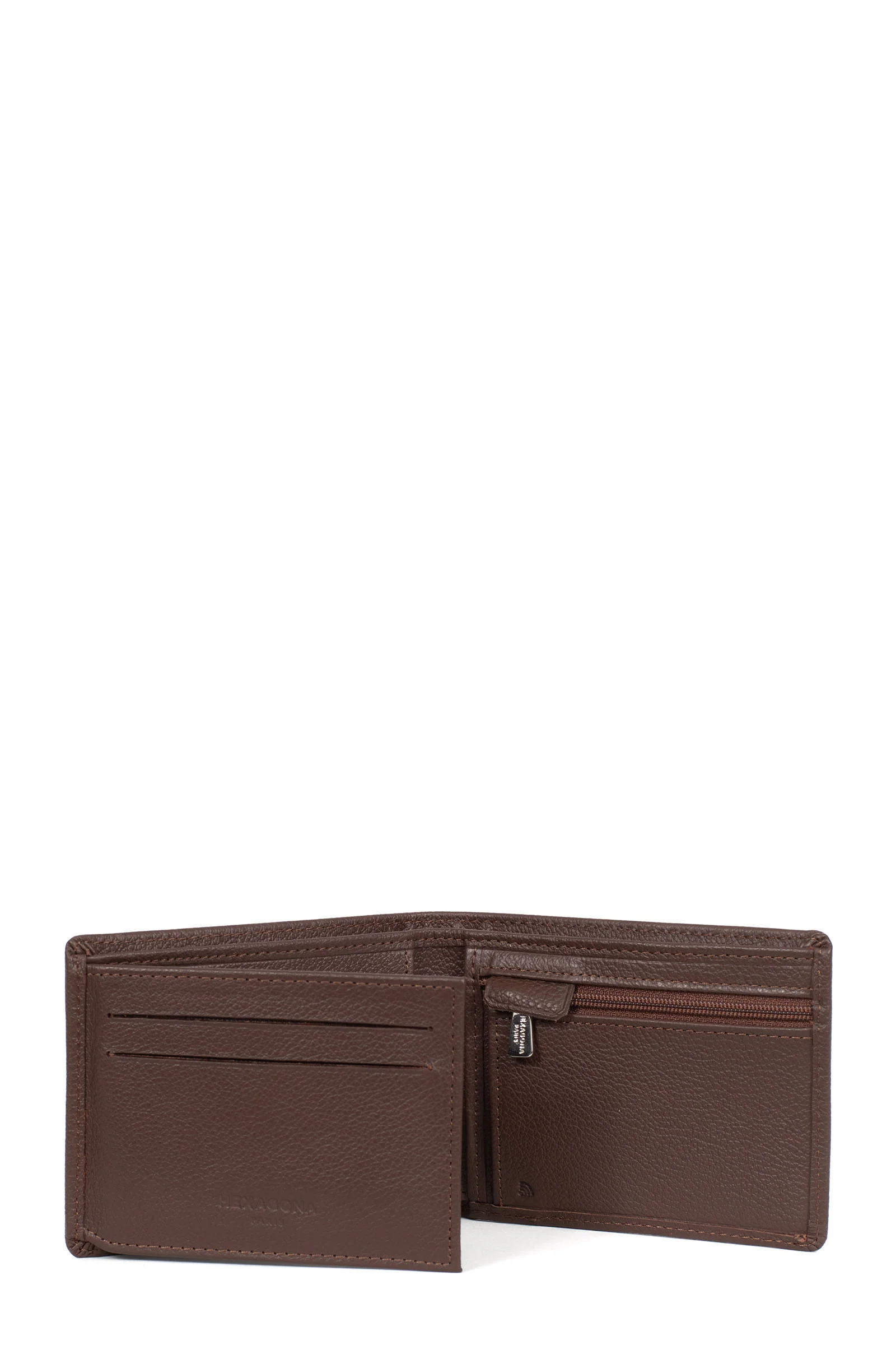 Portefeuille italien - 2 volets - Stop RFID - Cuir de vachette - Image 21