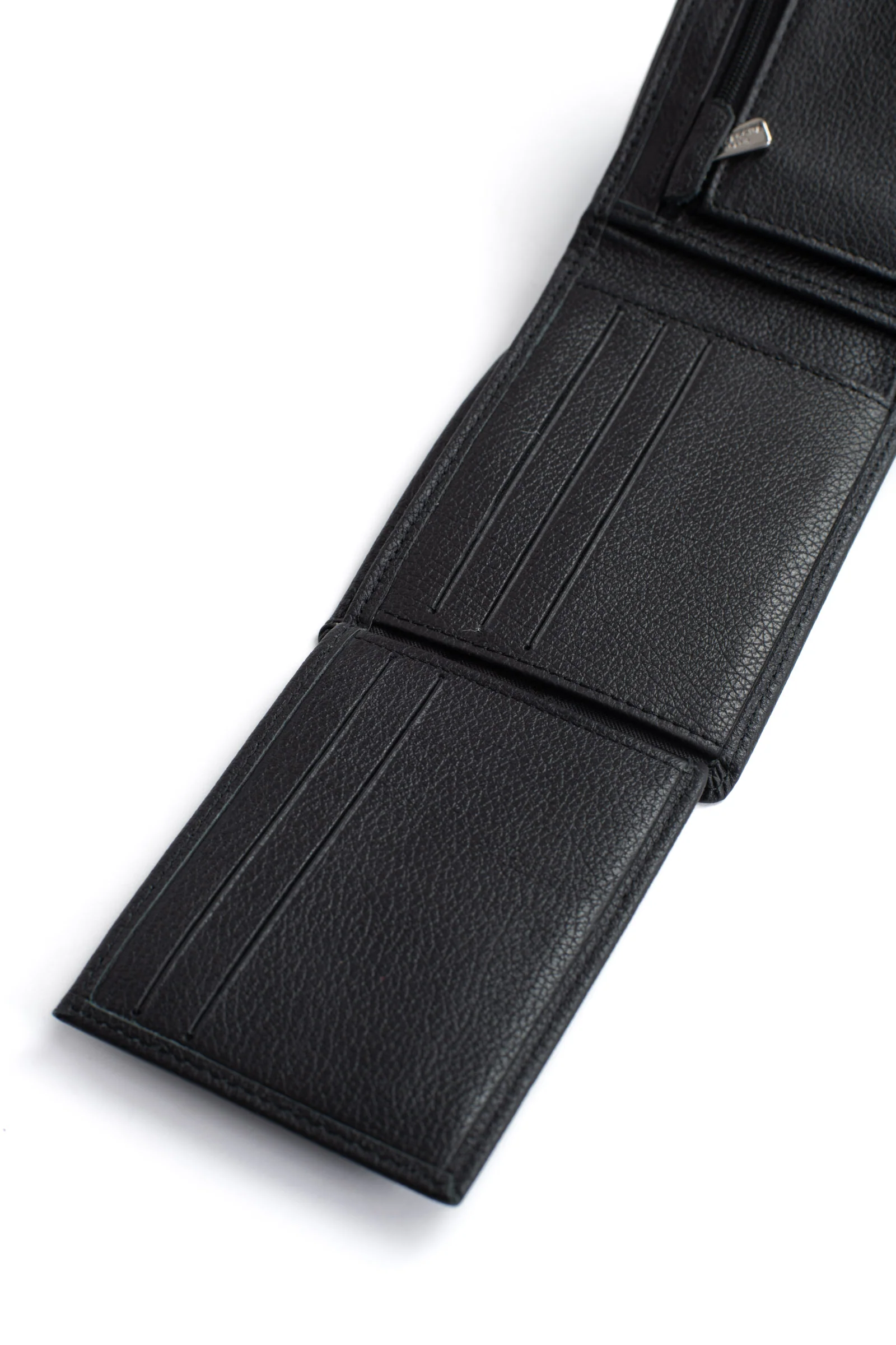 Portefeuille italien - 2 volets - Stop RFID - Cuir de vachette - Image 5