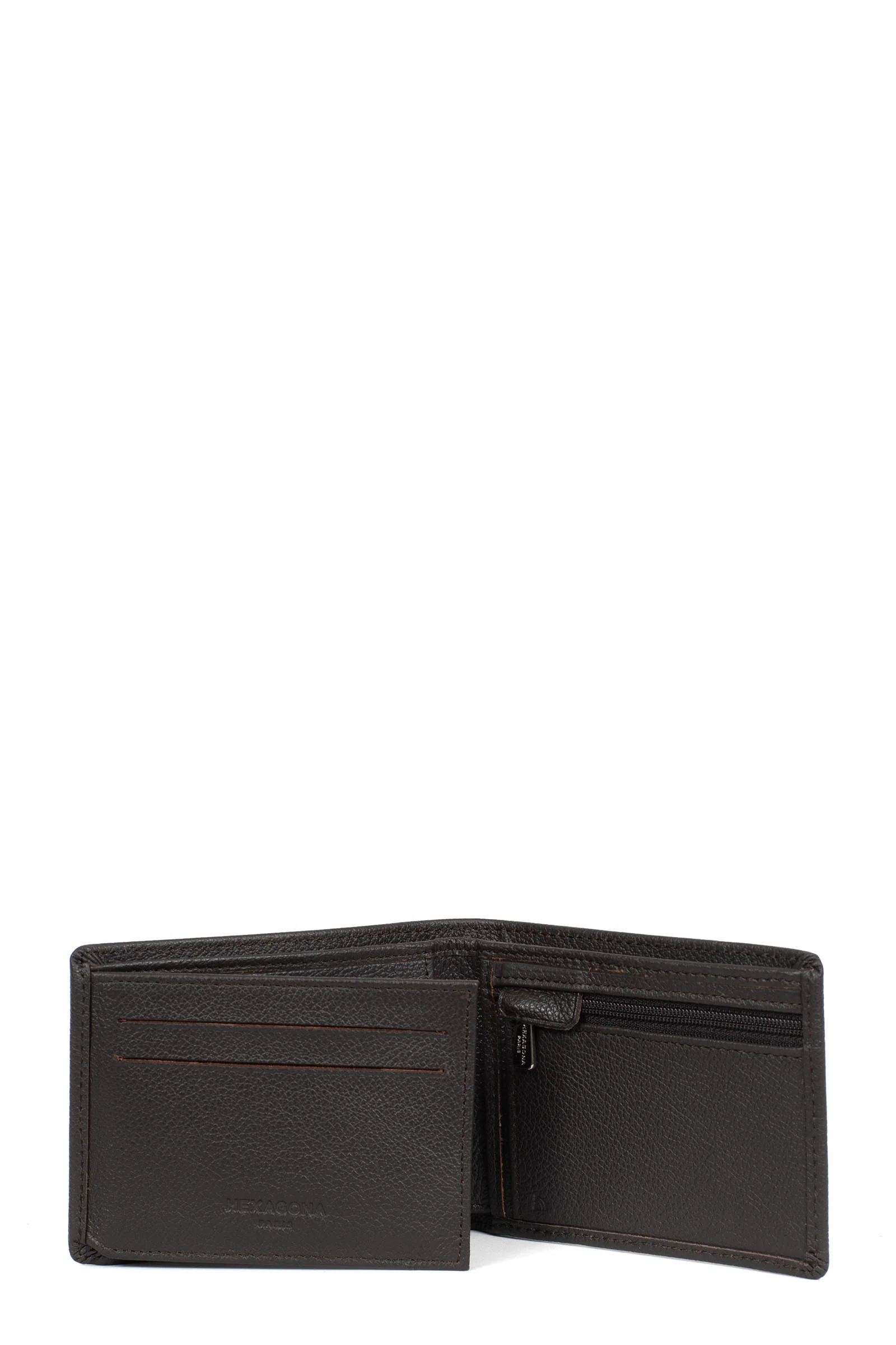 Portefeuille italien - 2 volets - Stop RFID - Cuir de vachette - Image 9