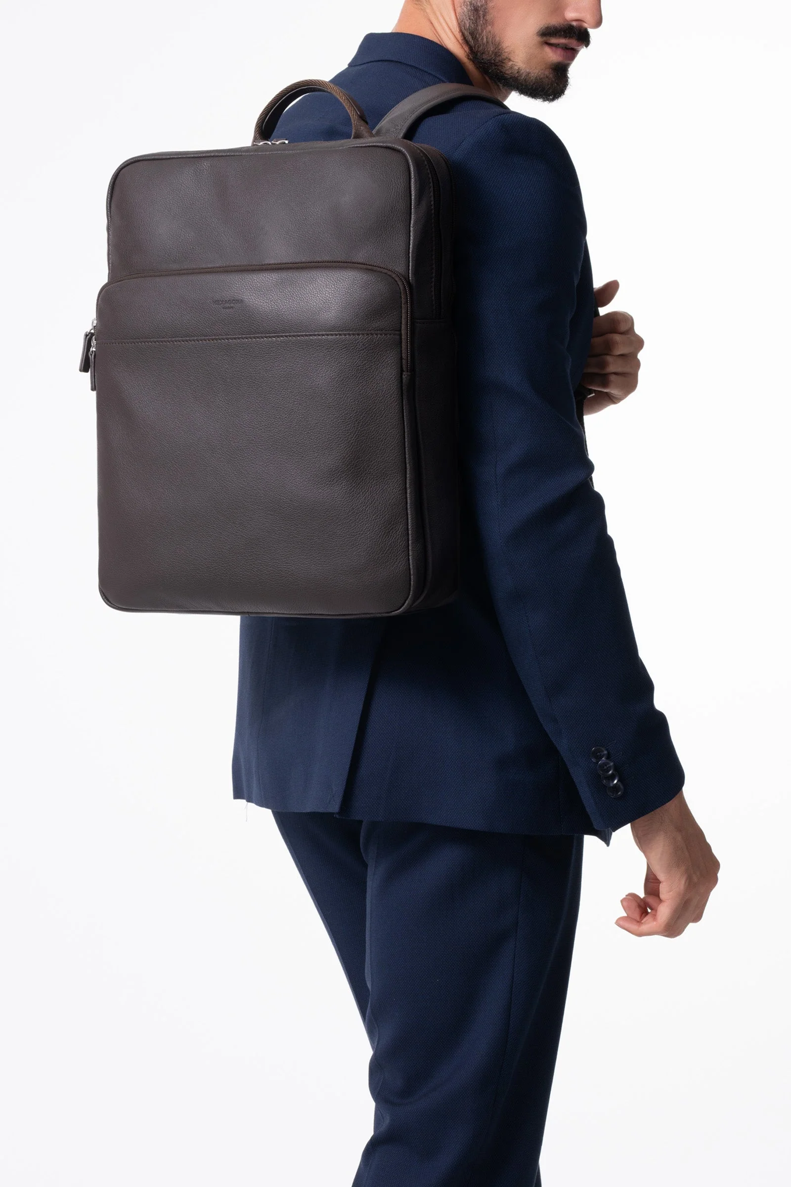 Sac à dos - 15" & Tablette & A4 - Cuir - Image 14