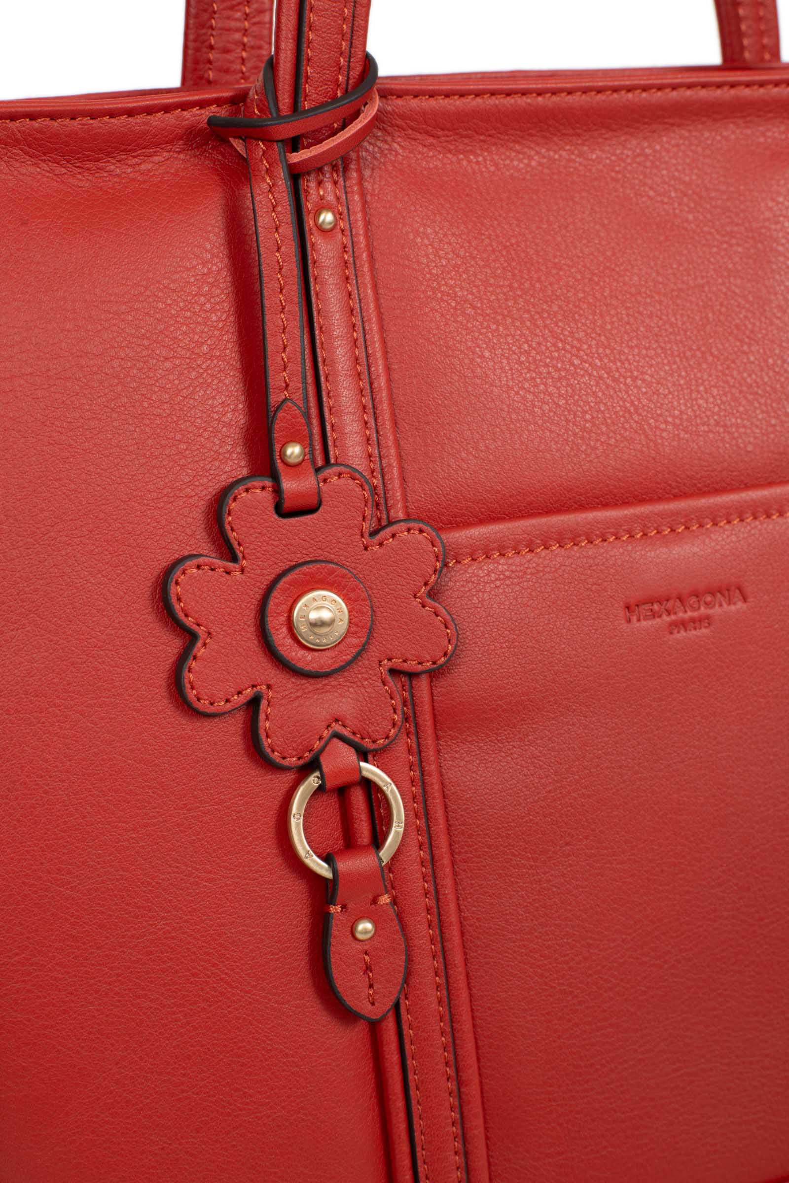 Sac cabas porté épaule - A4 - Cuir de vachette - Image 11