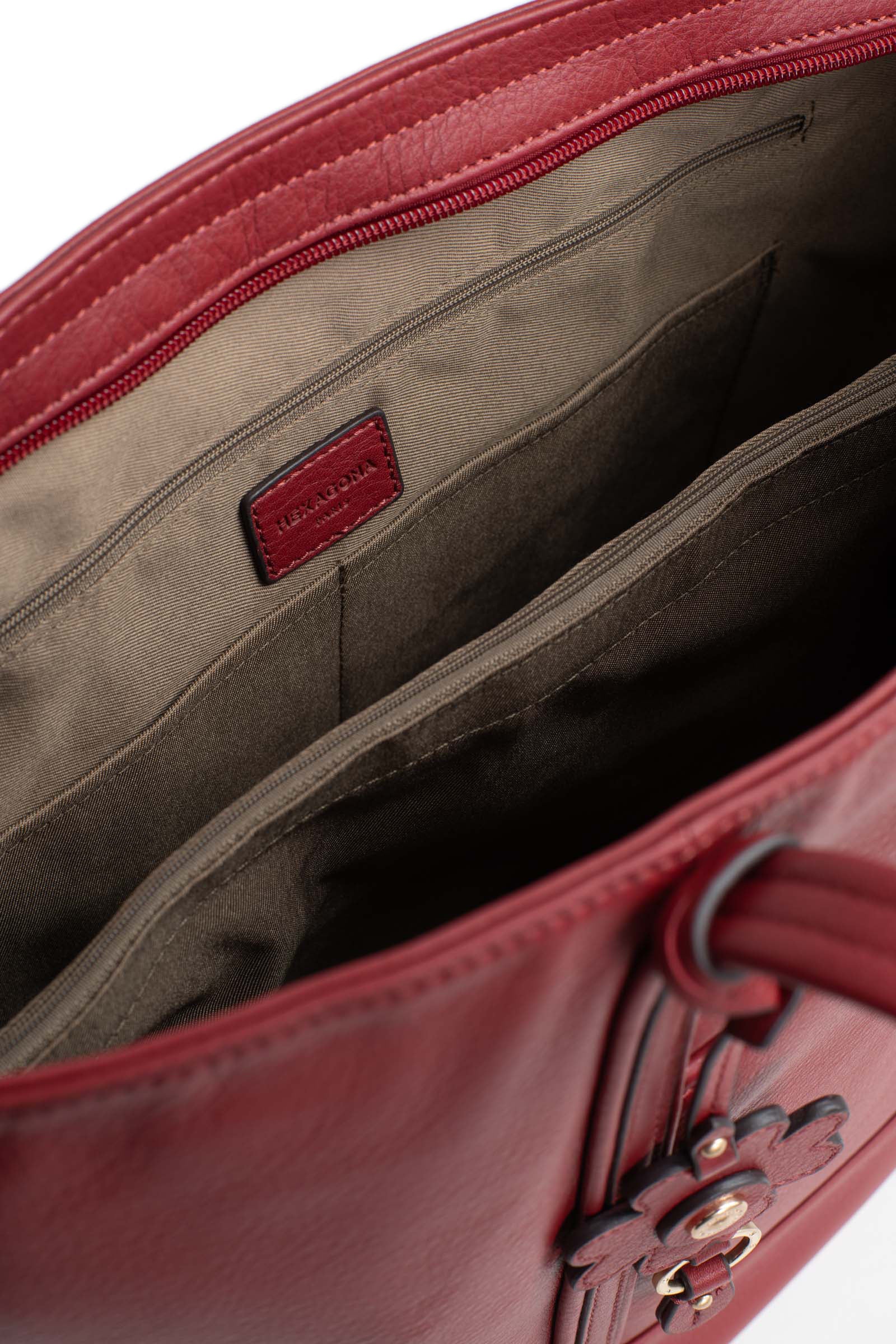Sac cabas porté épaule - A4 - Cuir de vachette - Image 18