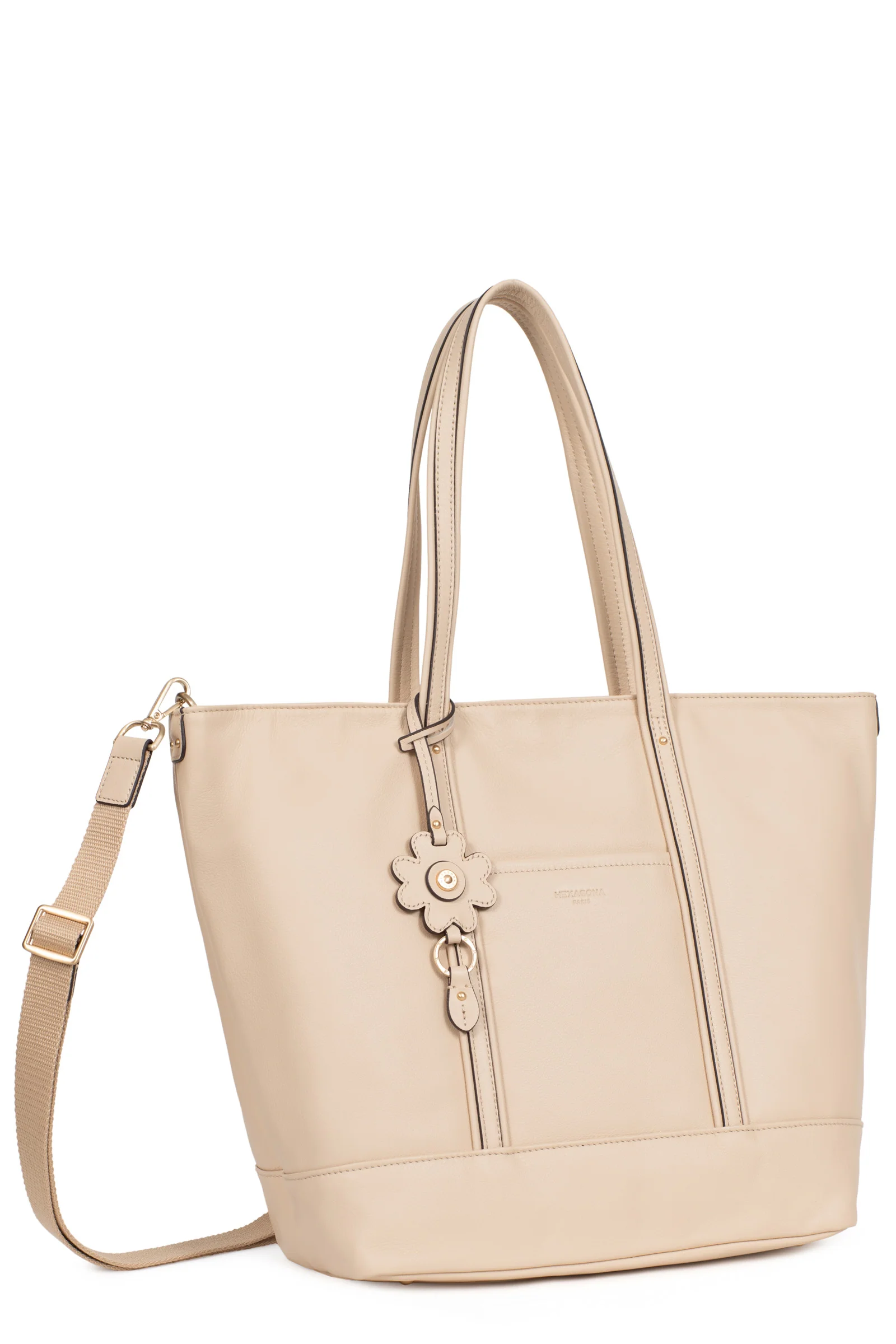 Sac cabas porté épaule - A4 - Cuir de vachette - Image 21