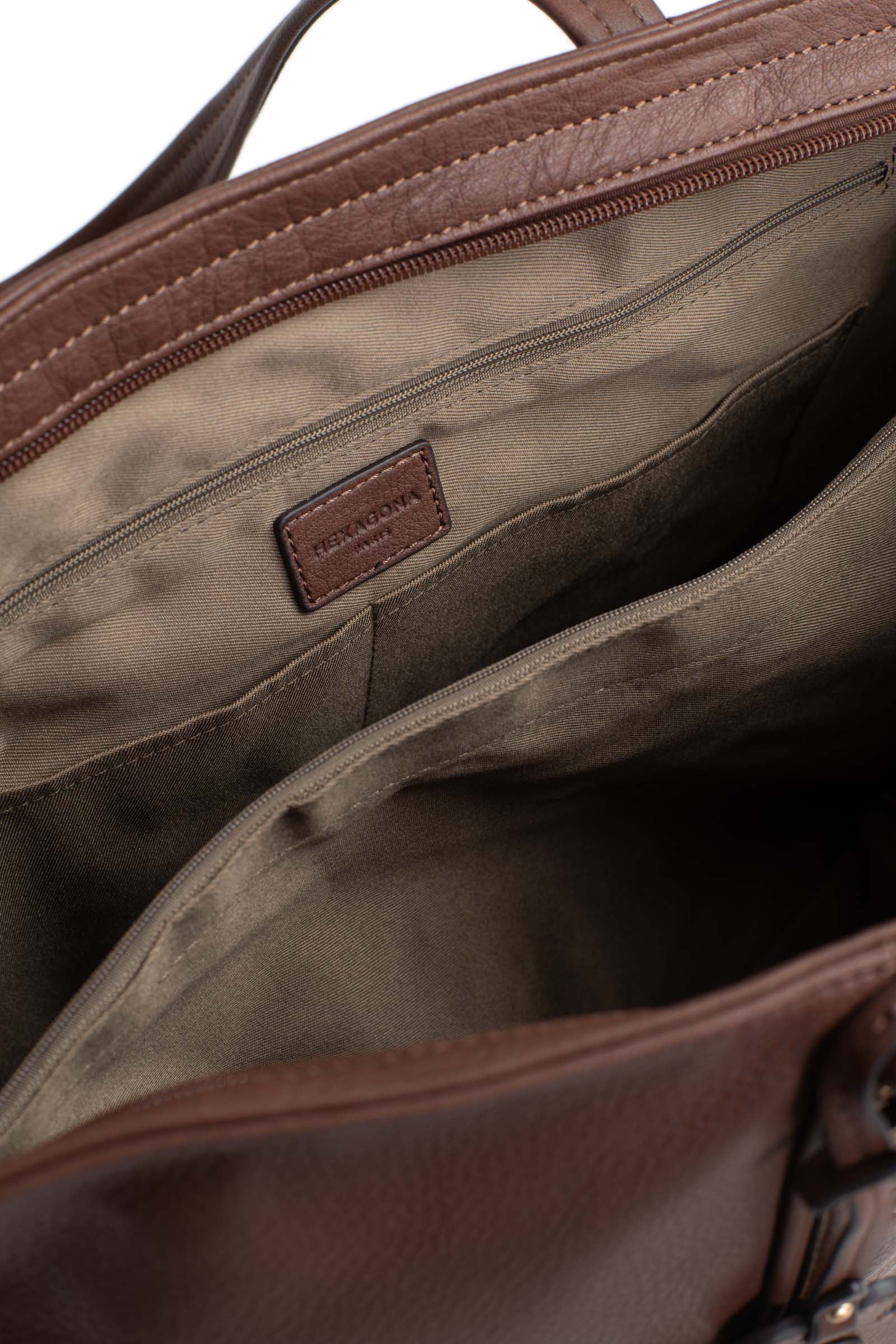 Sac cabas porté épaule - A4 - Cuir de vachette - Image 42