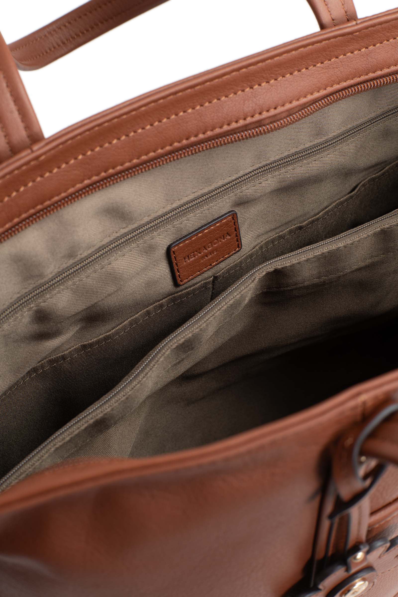 Sac cabas porté épaule - A4 - Cuir de vachette - Image 48