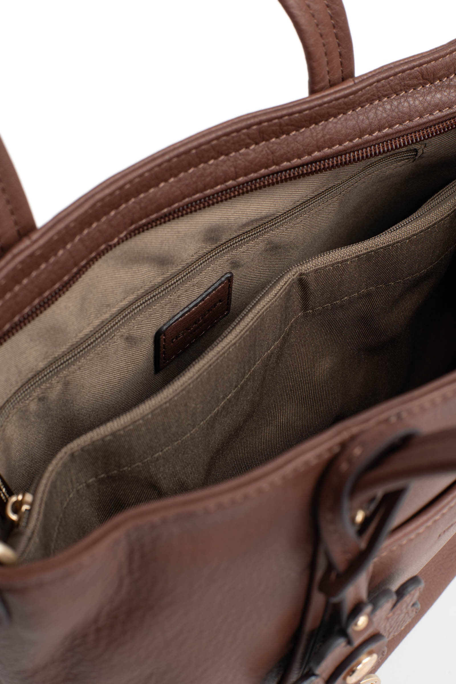 Sac cabas porté main - Cuir de vachette - Image 35