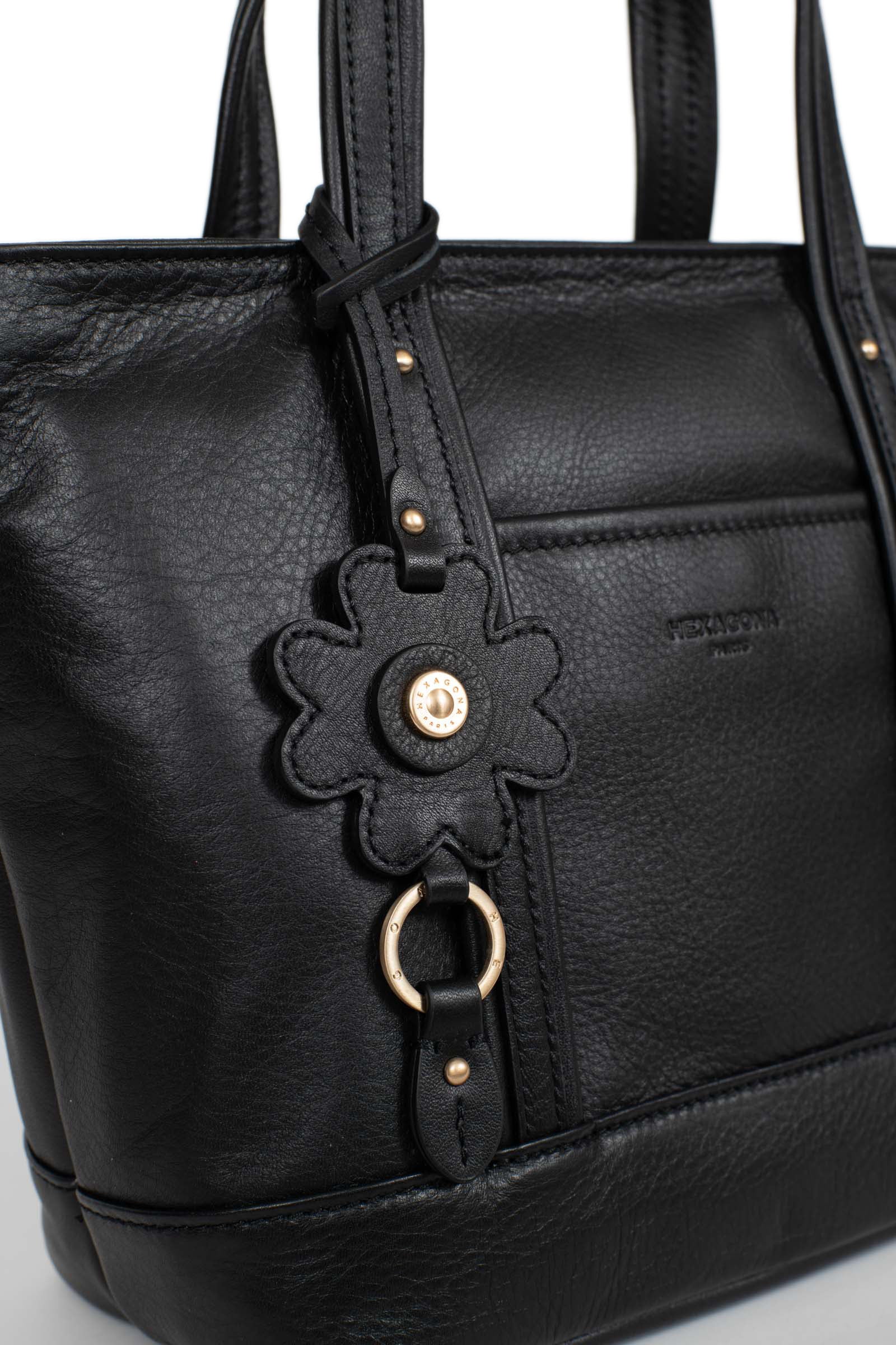 Sac cabas porté main - Cuir de vachette - Image 4