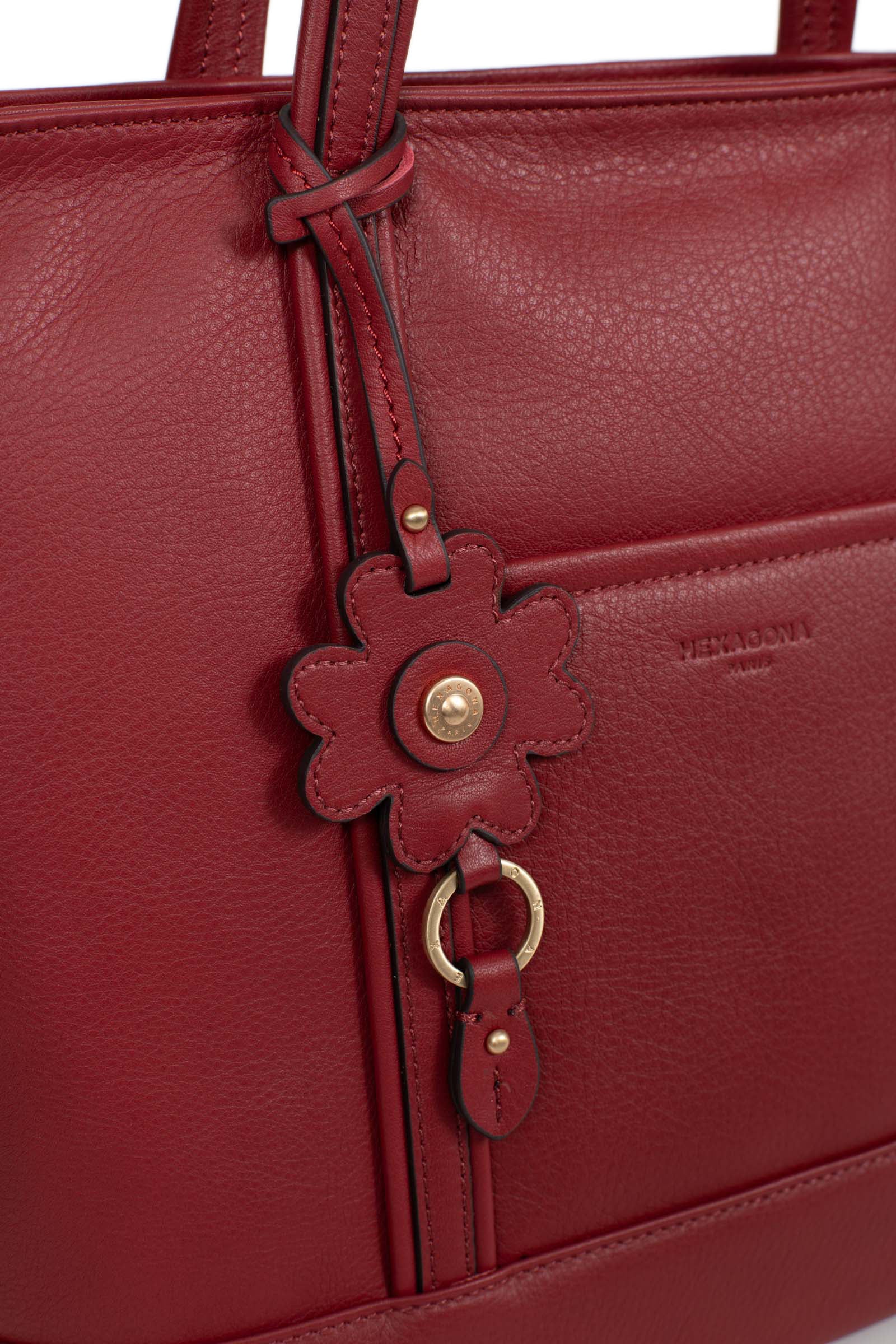 Sac cabas porté main - Cuir de vachette - Image 17