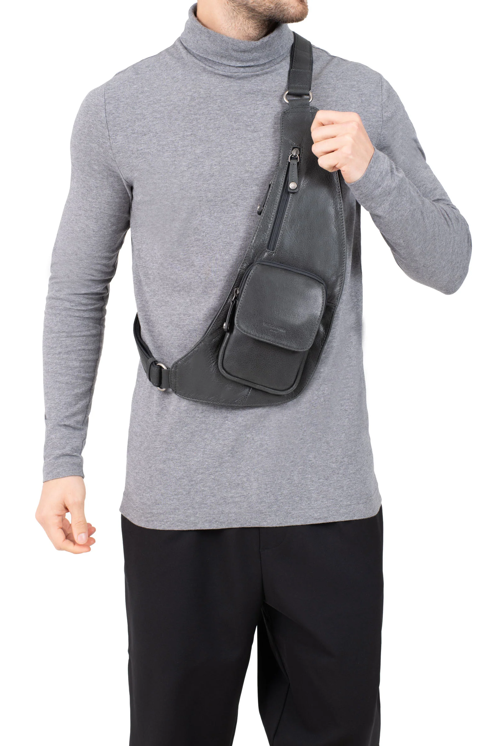 Sac monobretelle - Cuir - Image 2