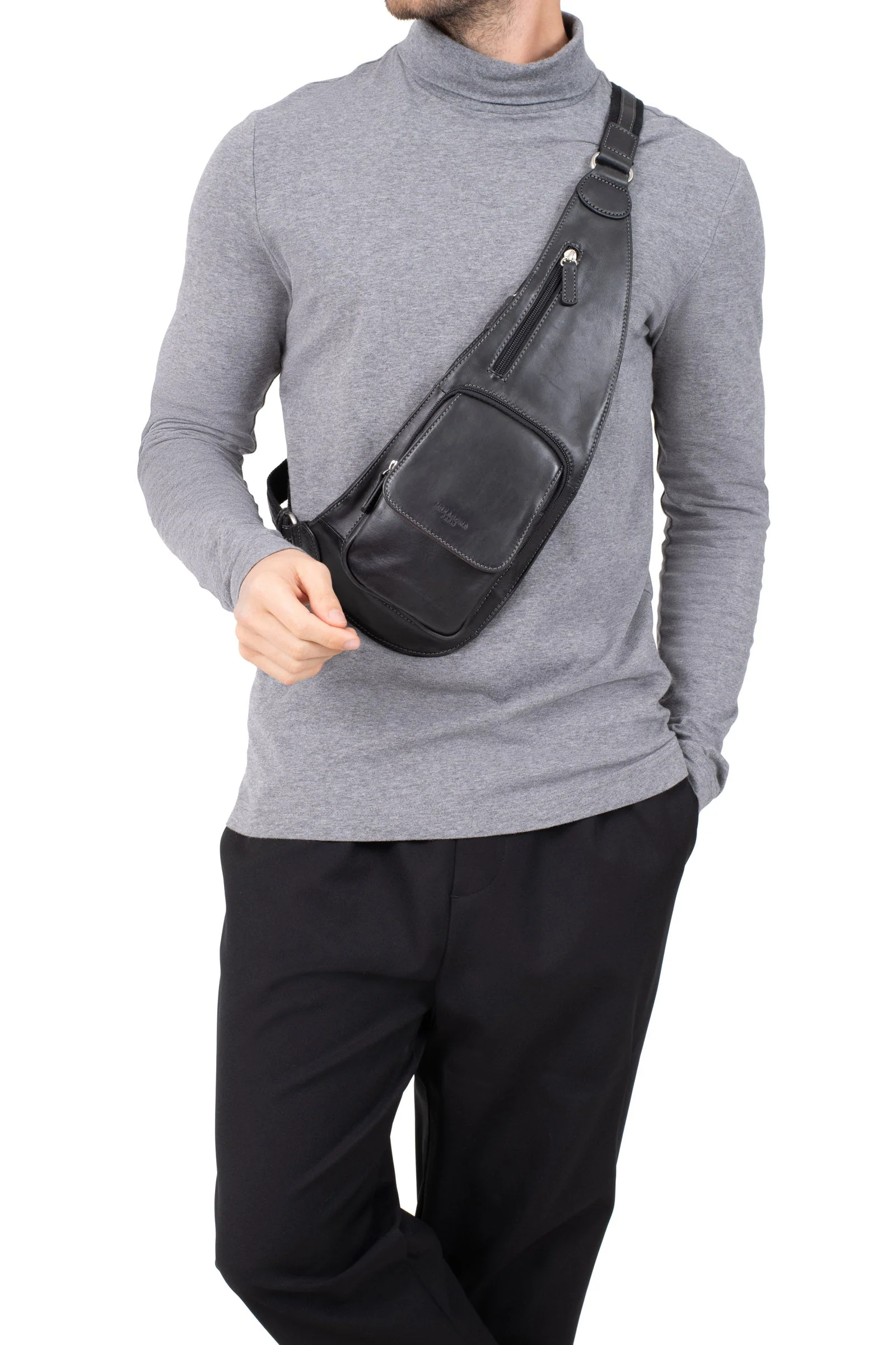 Sac monobretelle - Cuir - Image 7